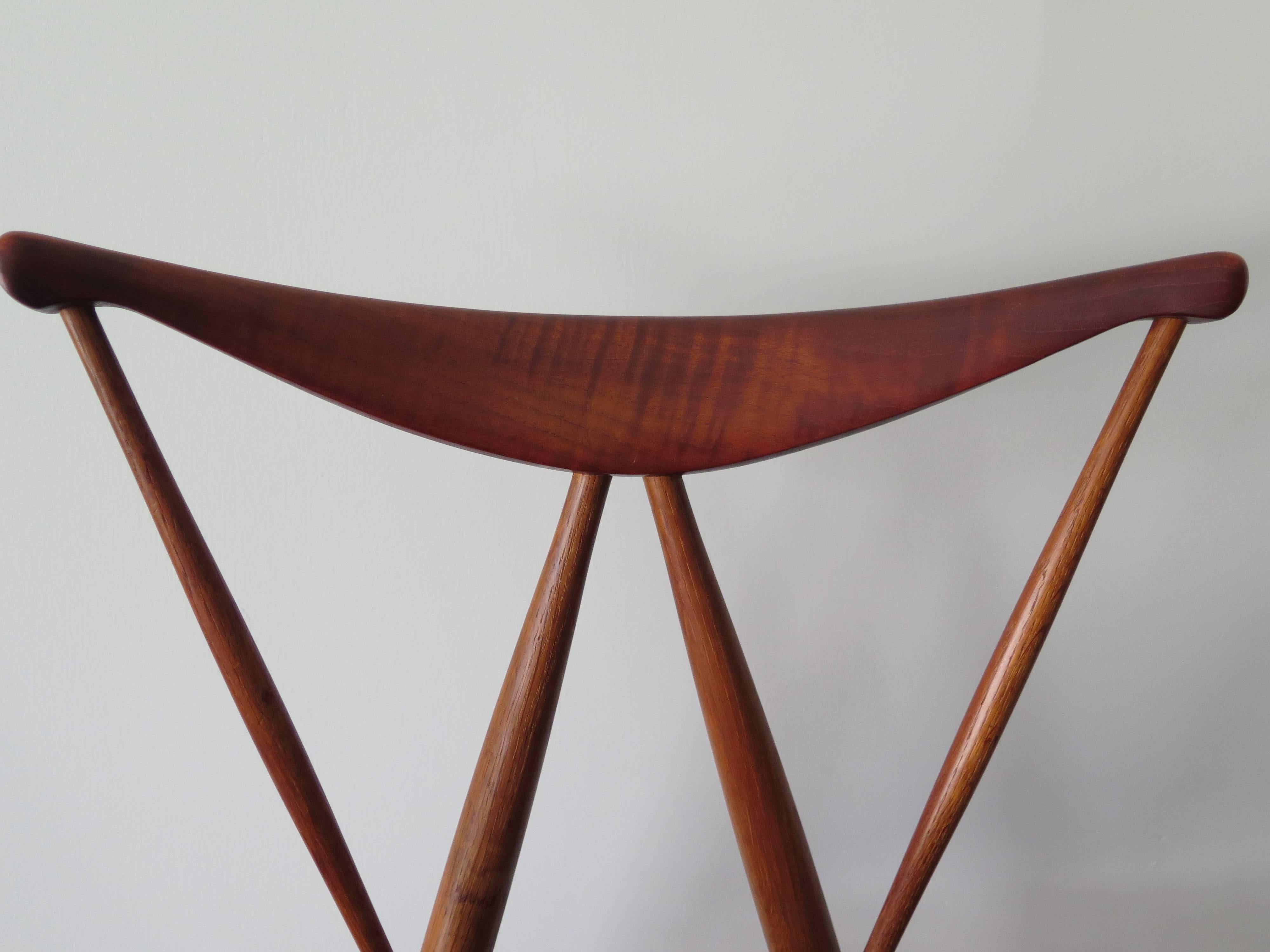 Vilhelm Wohlert Piano Chair In Good Condition In St.Petersburg, FL