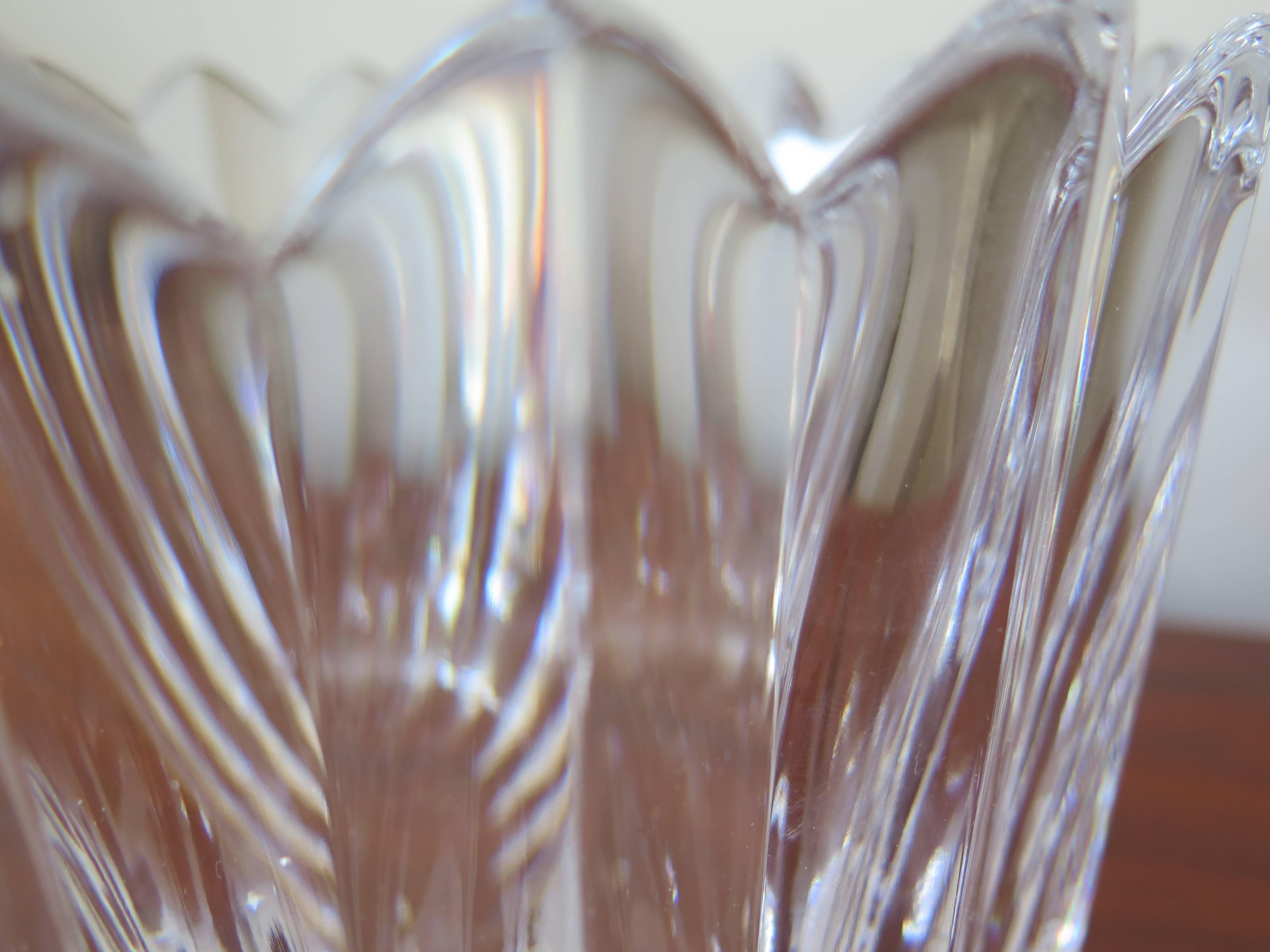 Cuenco de cristal pesado 