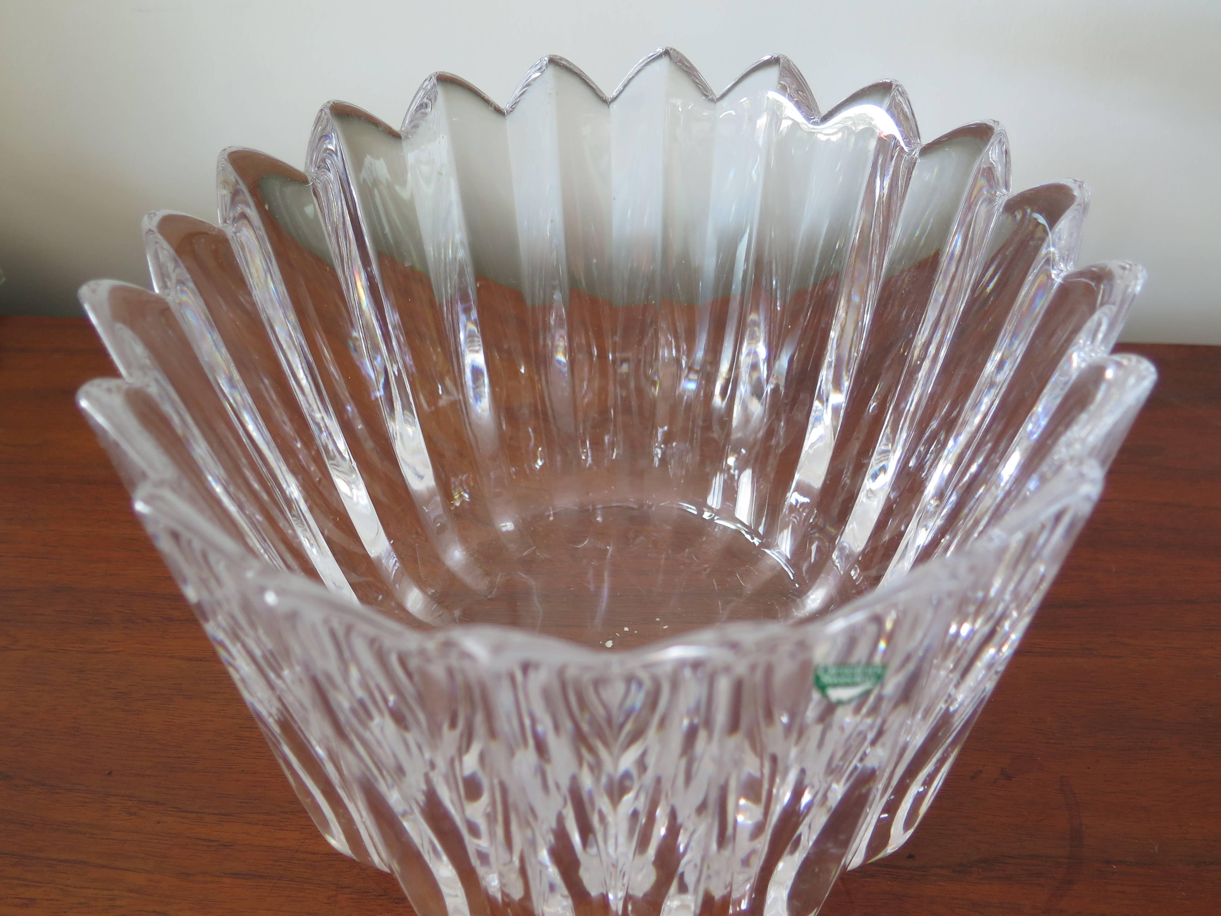 Cuenco de cristal pesado 