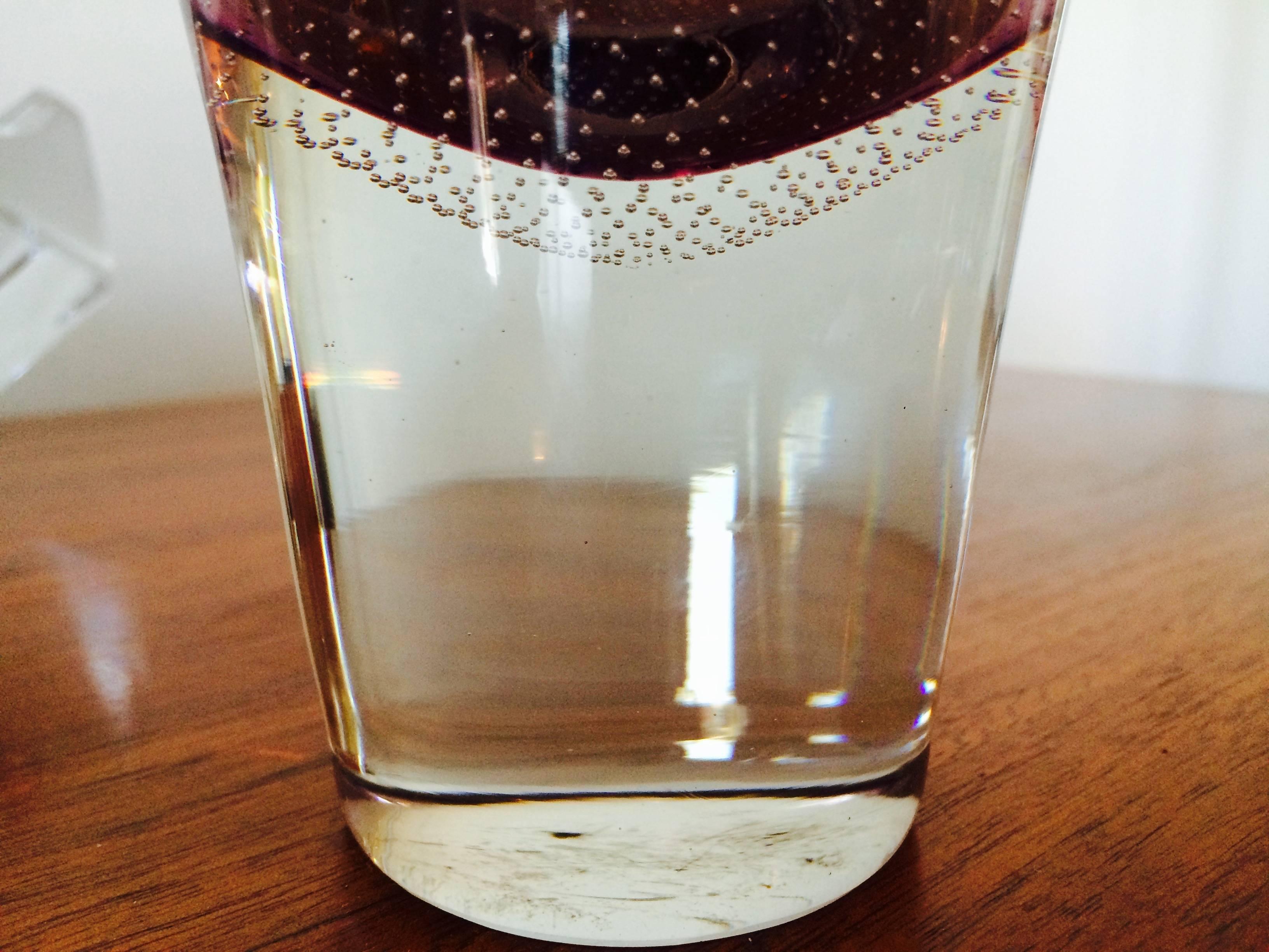 Modern Gunnel Nyman Glass Vase for Nuutarjavi For Sale