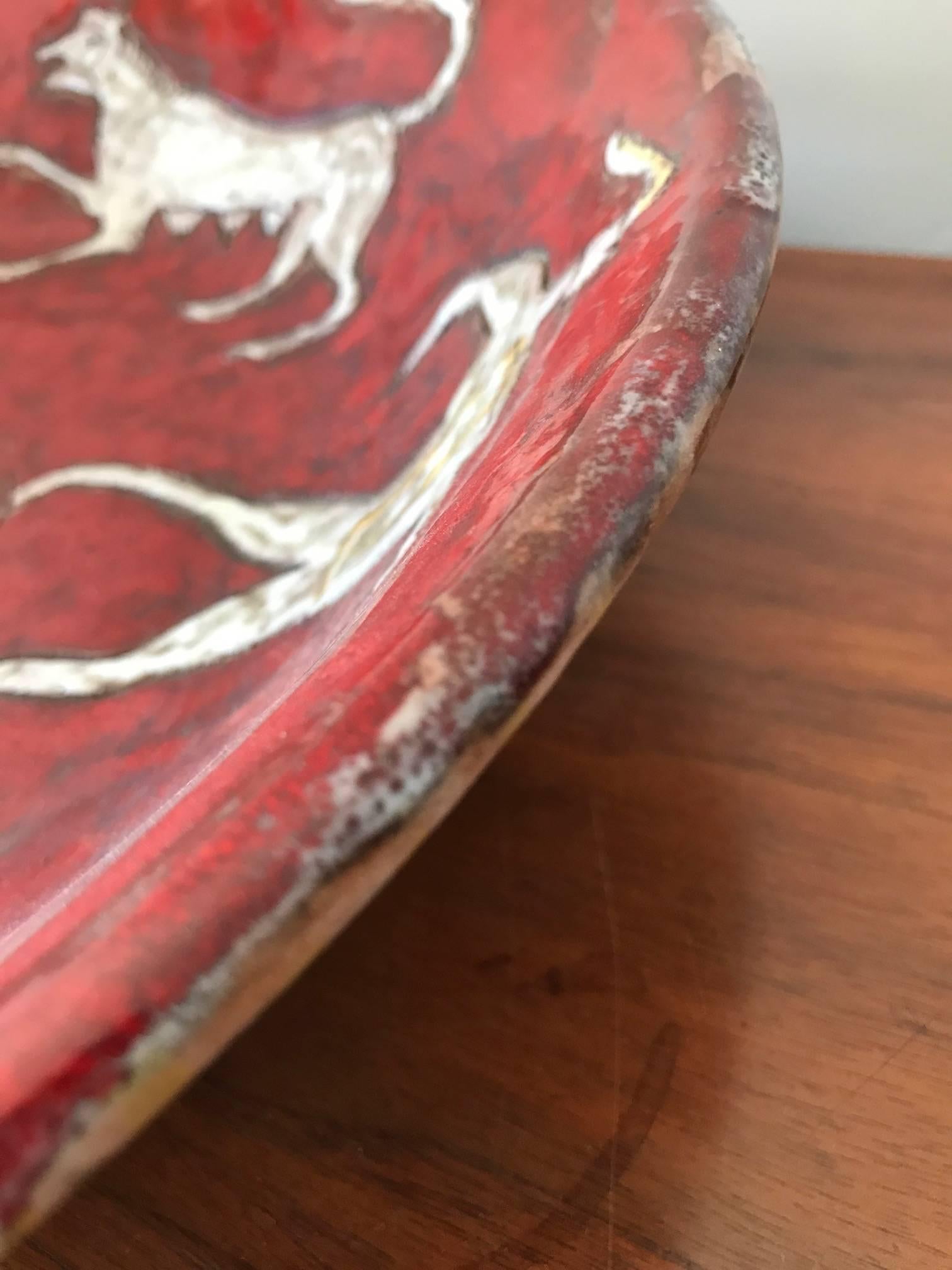 Eugenio Pattarino Ceramic Charger For Sale 2