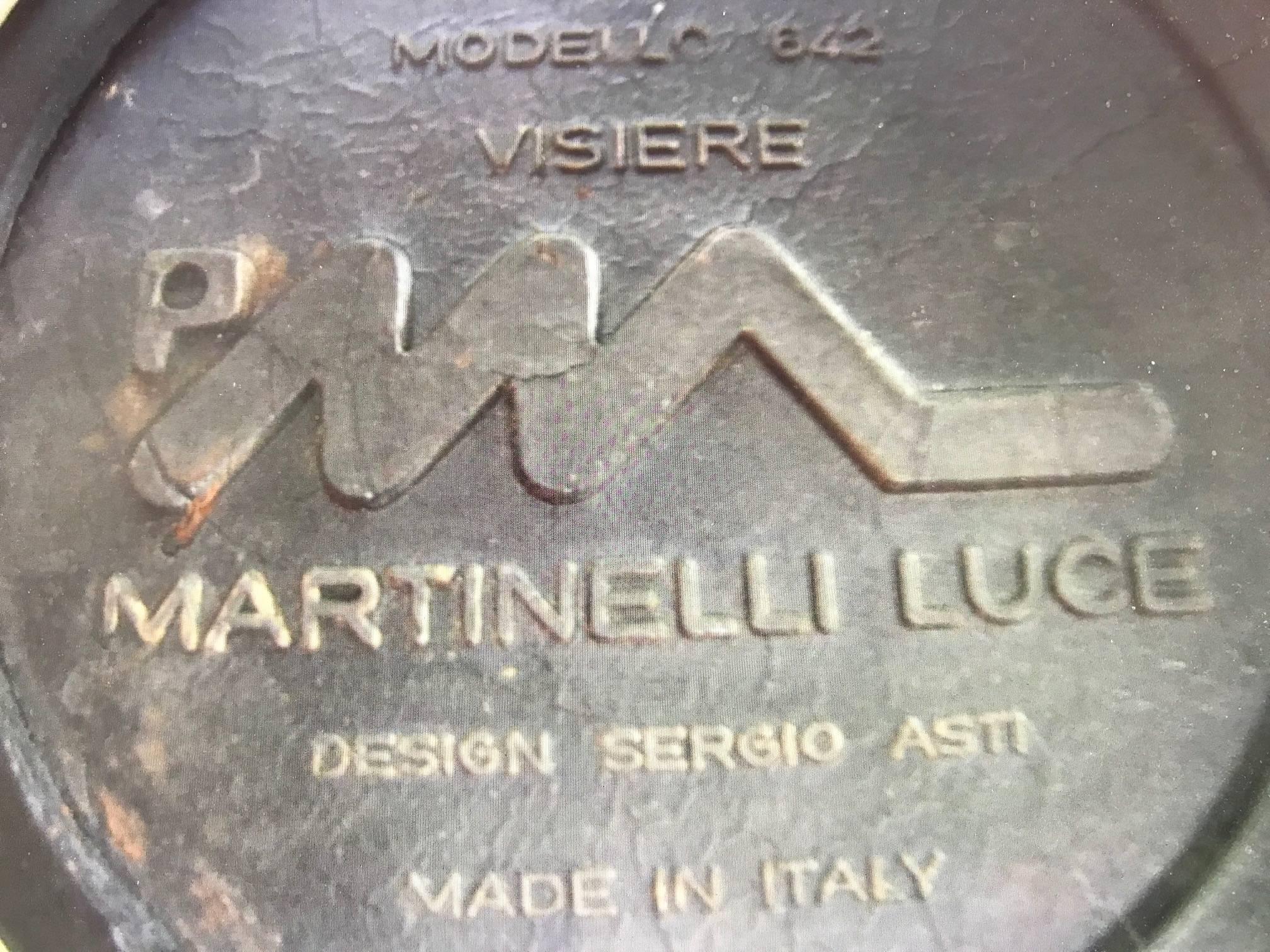 Italian Sergio Asti for Martinelli Luce Table Lamp