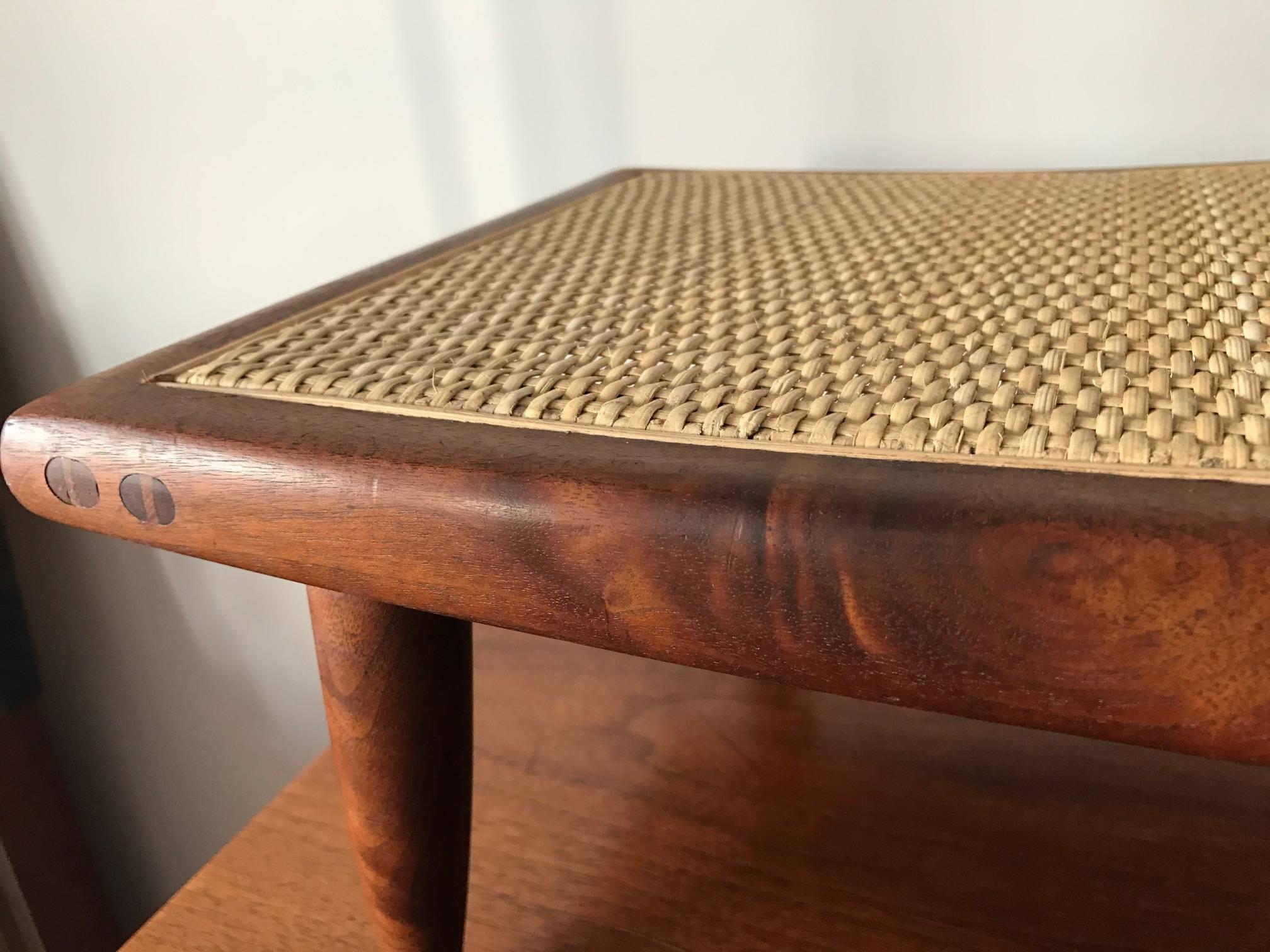 Mid-Century Modern Pair of Unusual Foot Stools