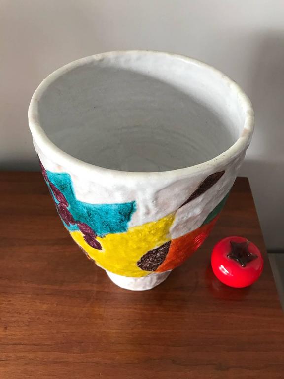 Unusual Italian Ceramic Vase for Raymor For Sale at 1stDibs raymor