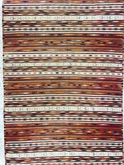 Rare Mexican Saltillo Sarape Traditional Woven Blanket, ca' 1910-1920's