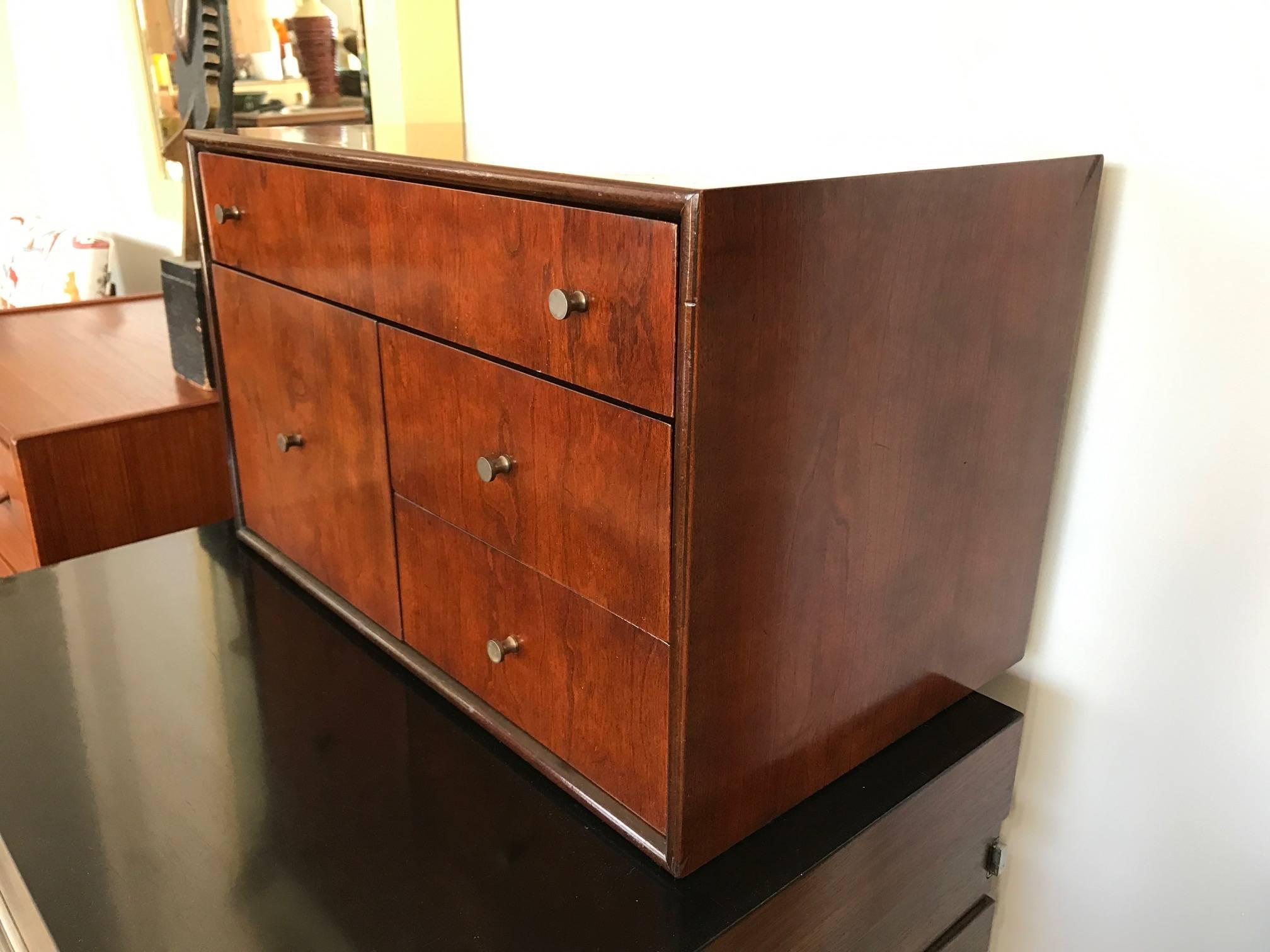Milo Baughman for Directional Miniature Jewelry Chest In Good Condition In St.Petersburg, FL