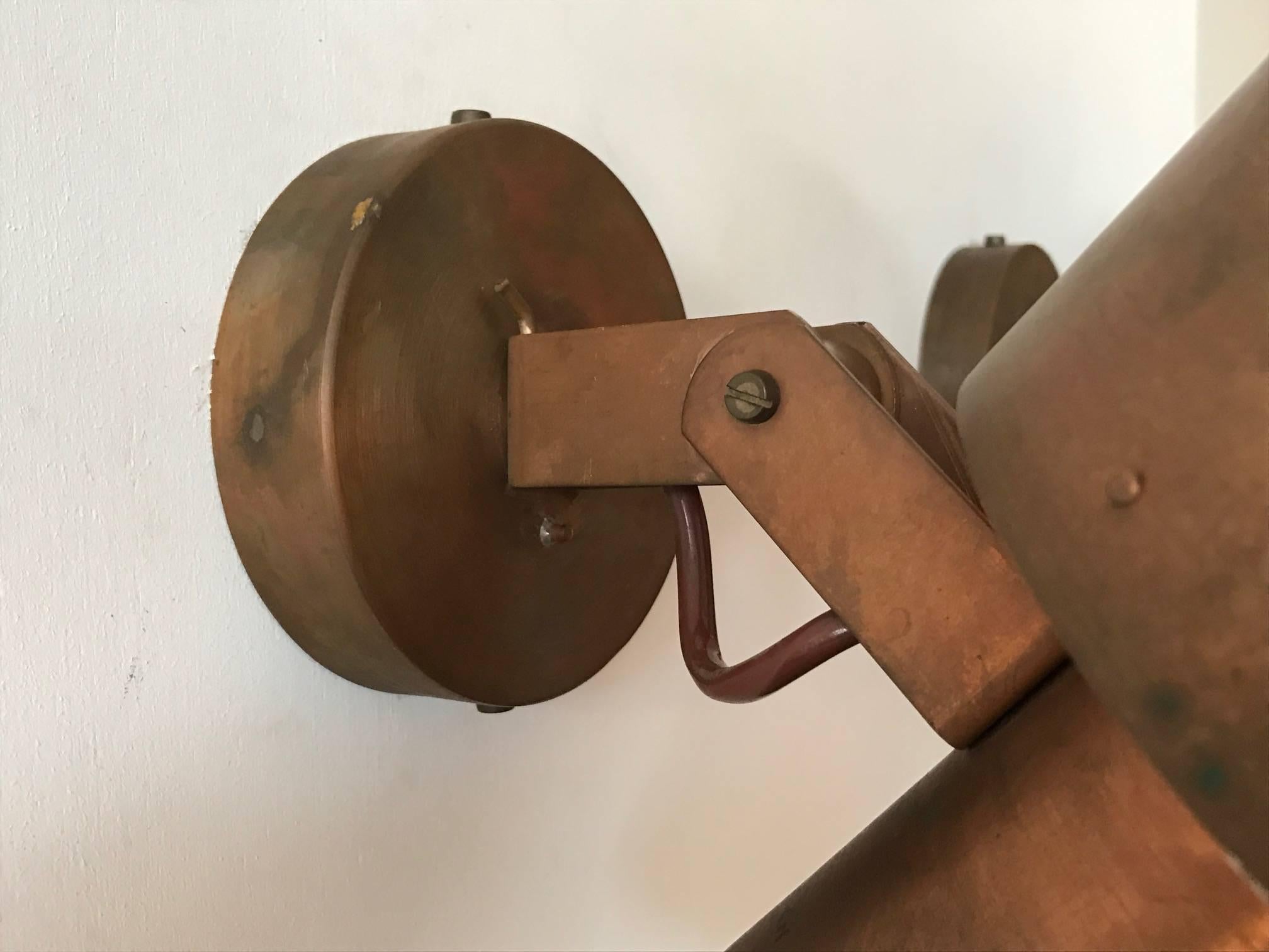 Mid-20th Century Paavo Tynell Copper Sconces for Idman