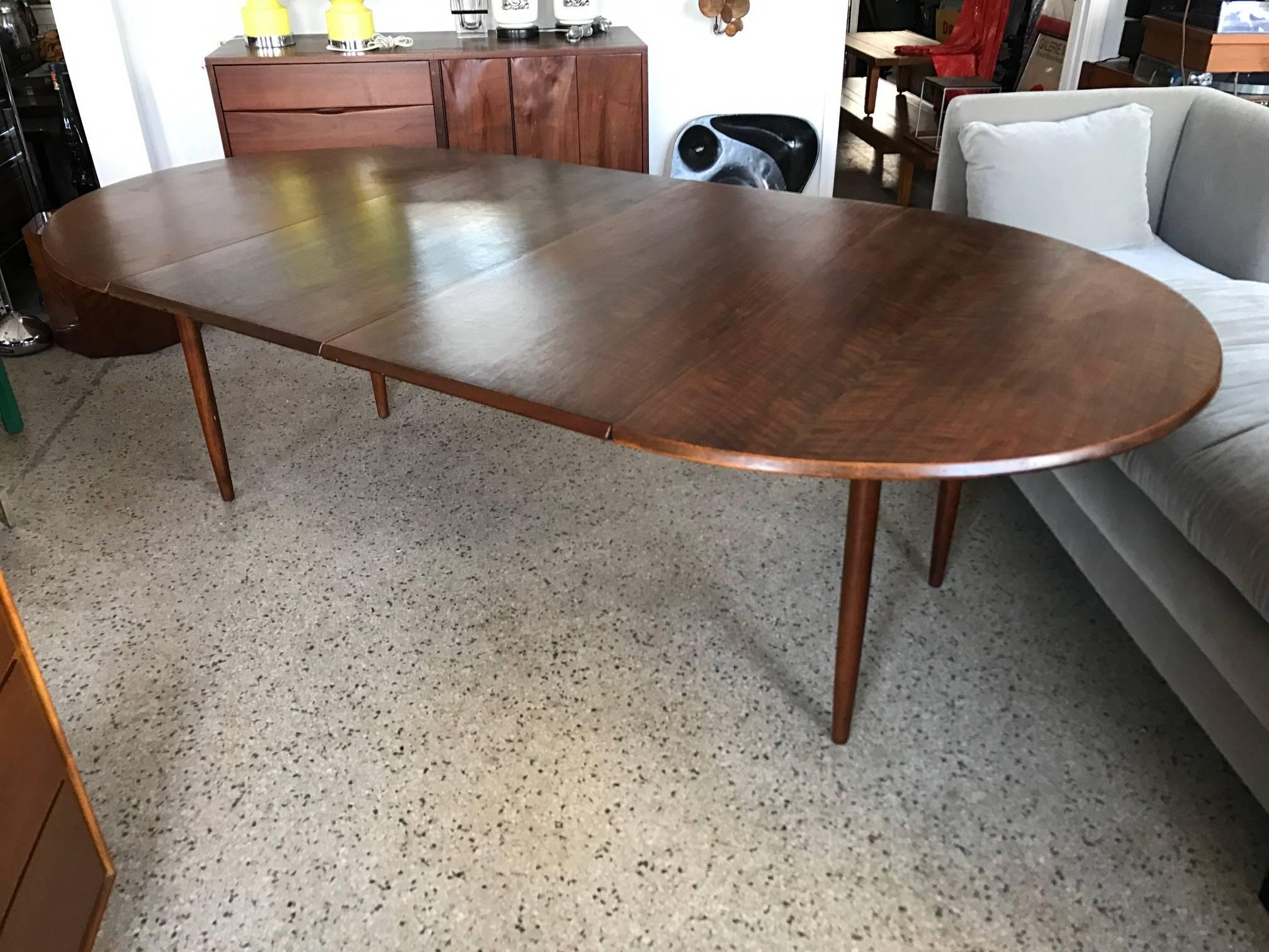 Kurt Ostervig Dining Table with Two Leaves 1