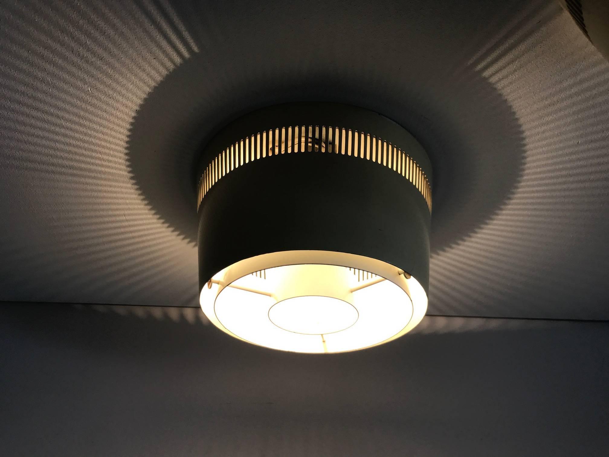 Finnish Set of Four Ceiling Lights by Itsu, Finland, 1950s