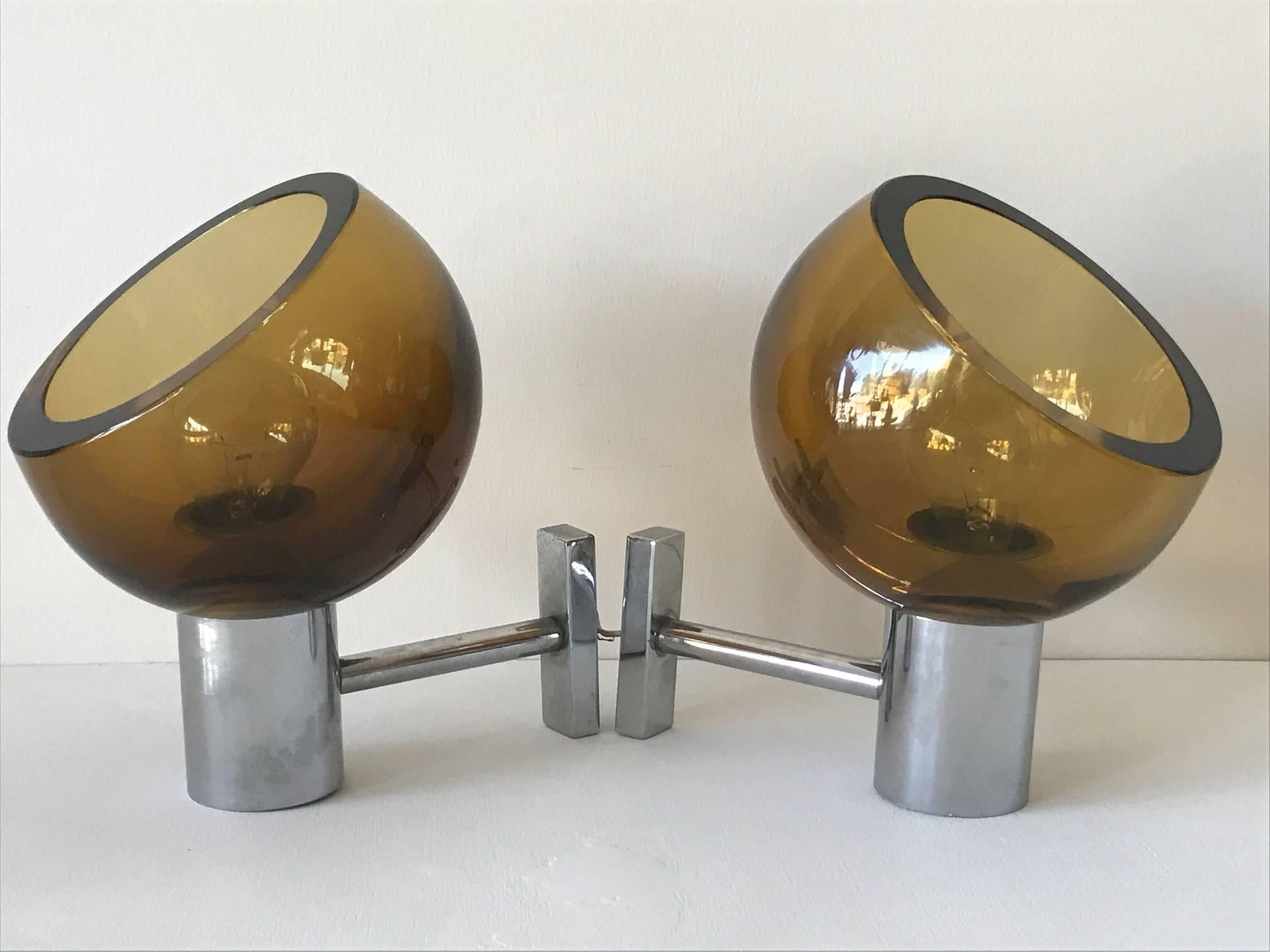 Set of Sconces by Seguso, circa 1960s In Good Condition In St.Petersburg, FL