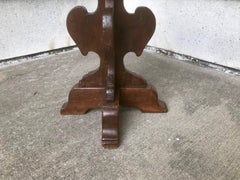 Italian Baroque Walnut Hexagonal Side Table