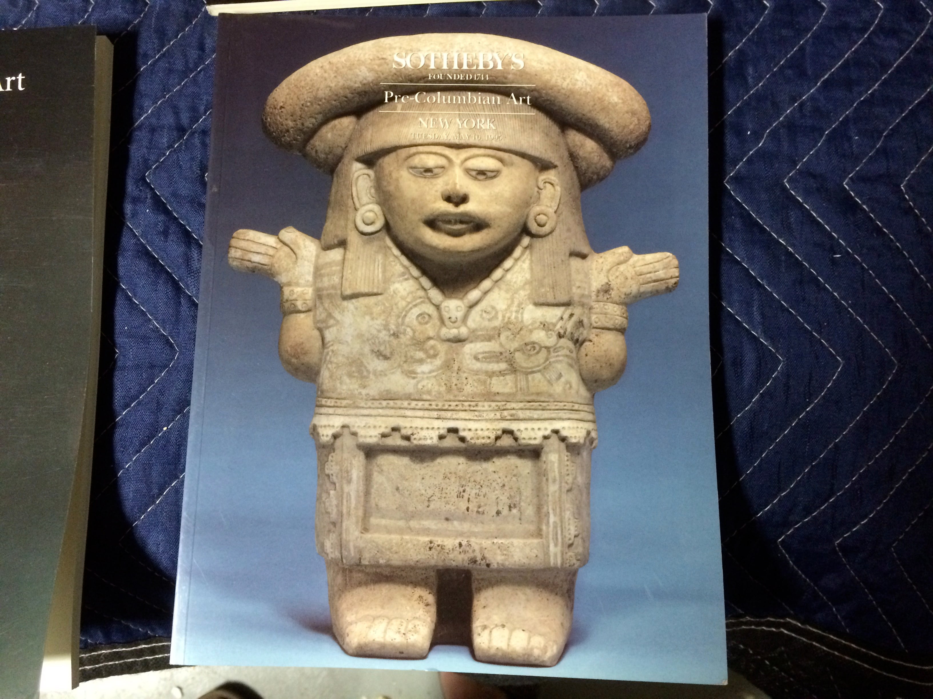 Sotheby's New York Pre-Columbian Sales Catalog,  May 1995