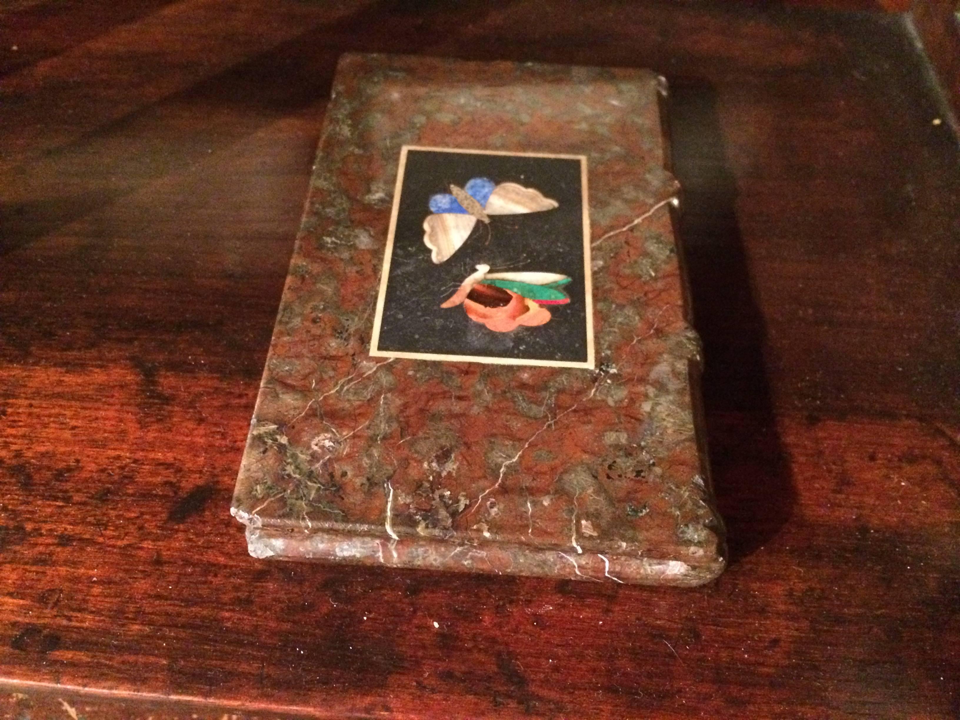 Pietra Dura Butterfly Paperweight 2