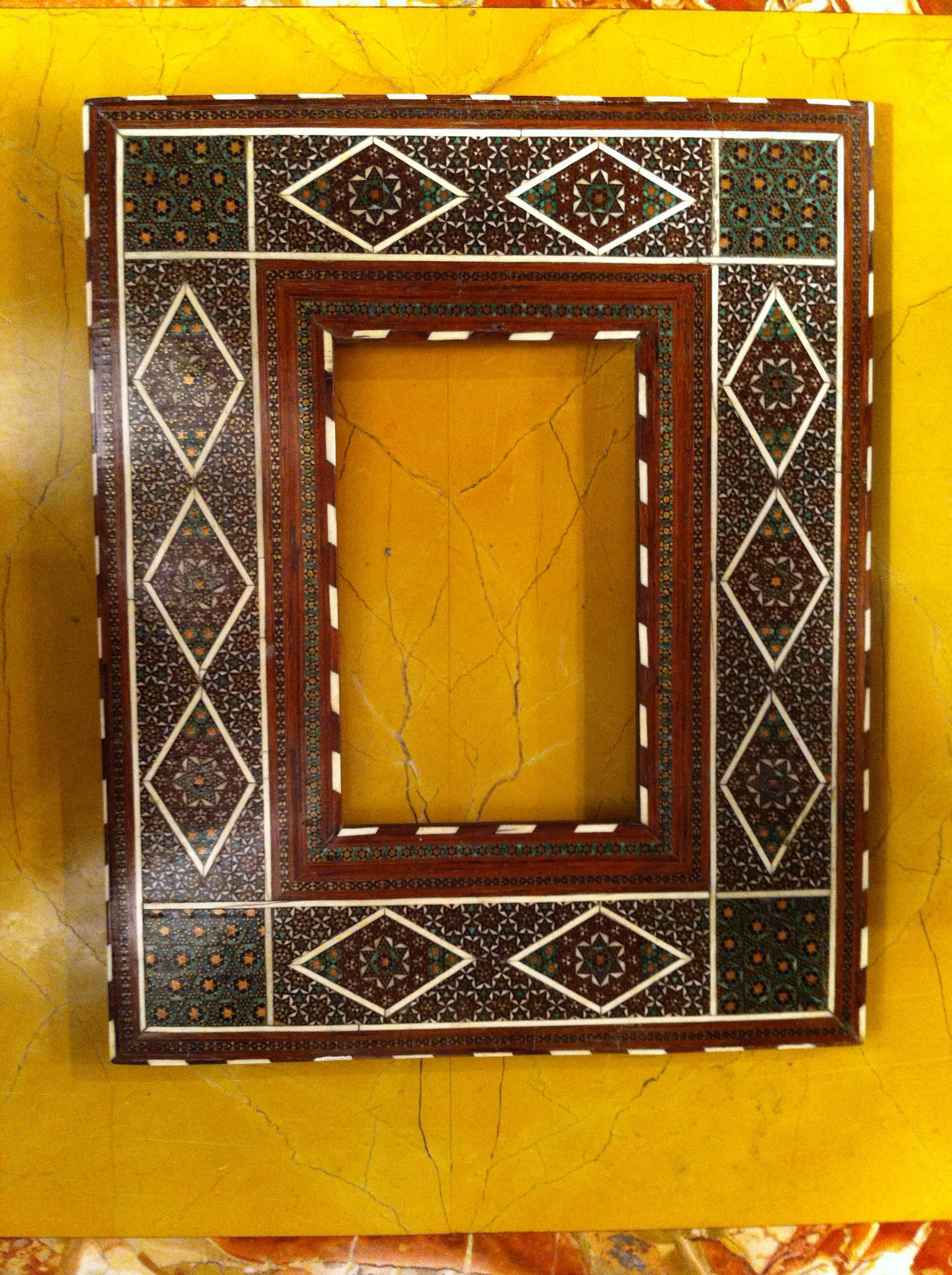 19th Century Anglo-Indian Inlaid Frame