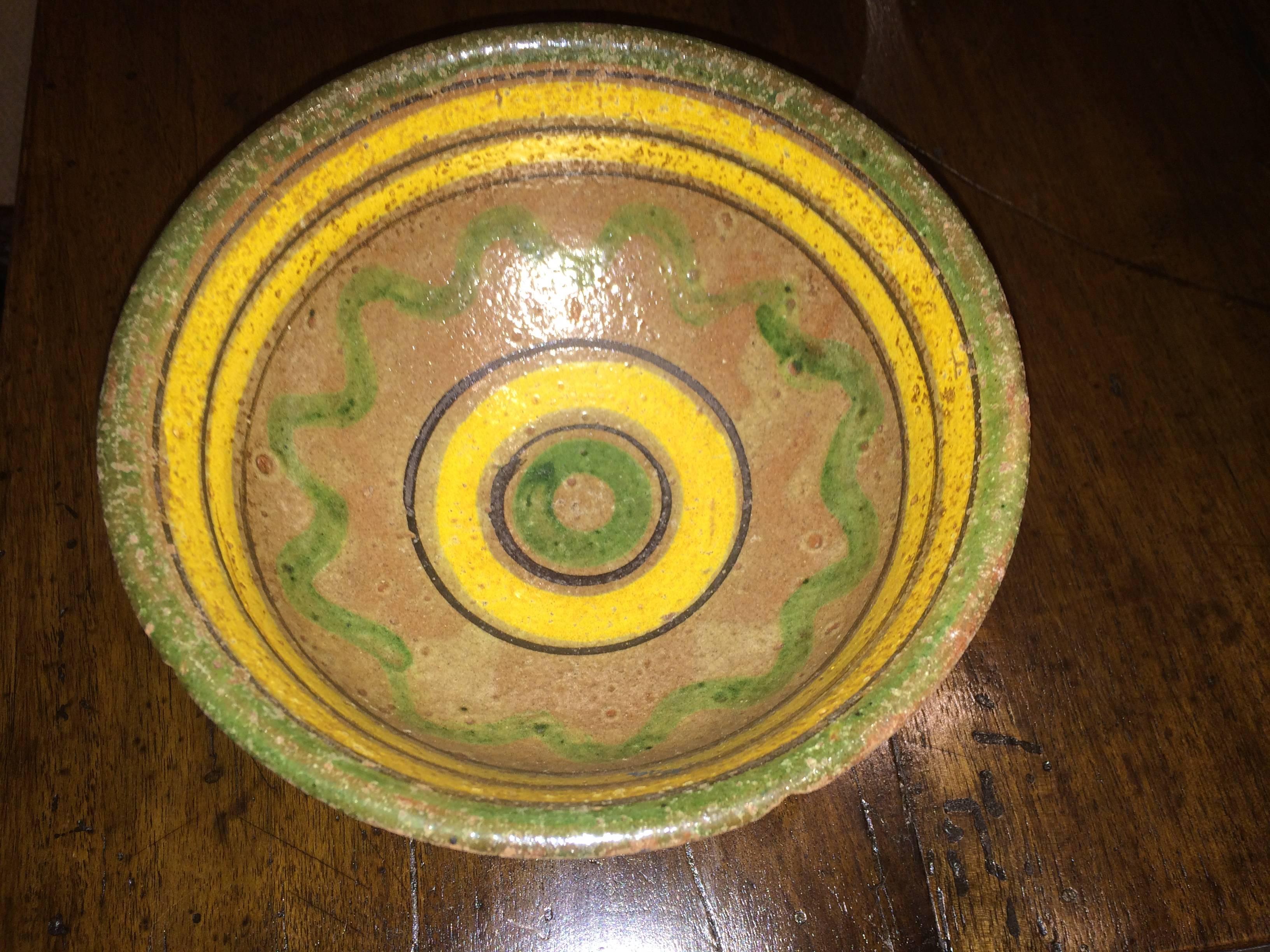 Glazed Guatemalan Hand-Painted Bowls, Montiel Family