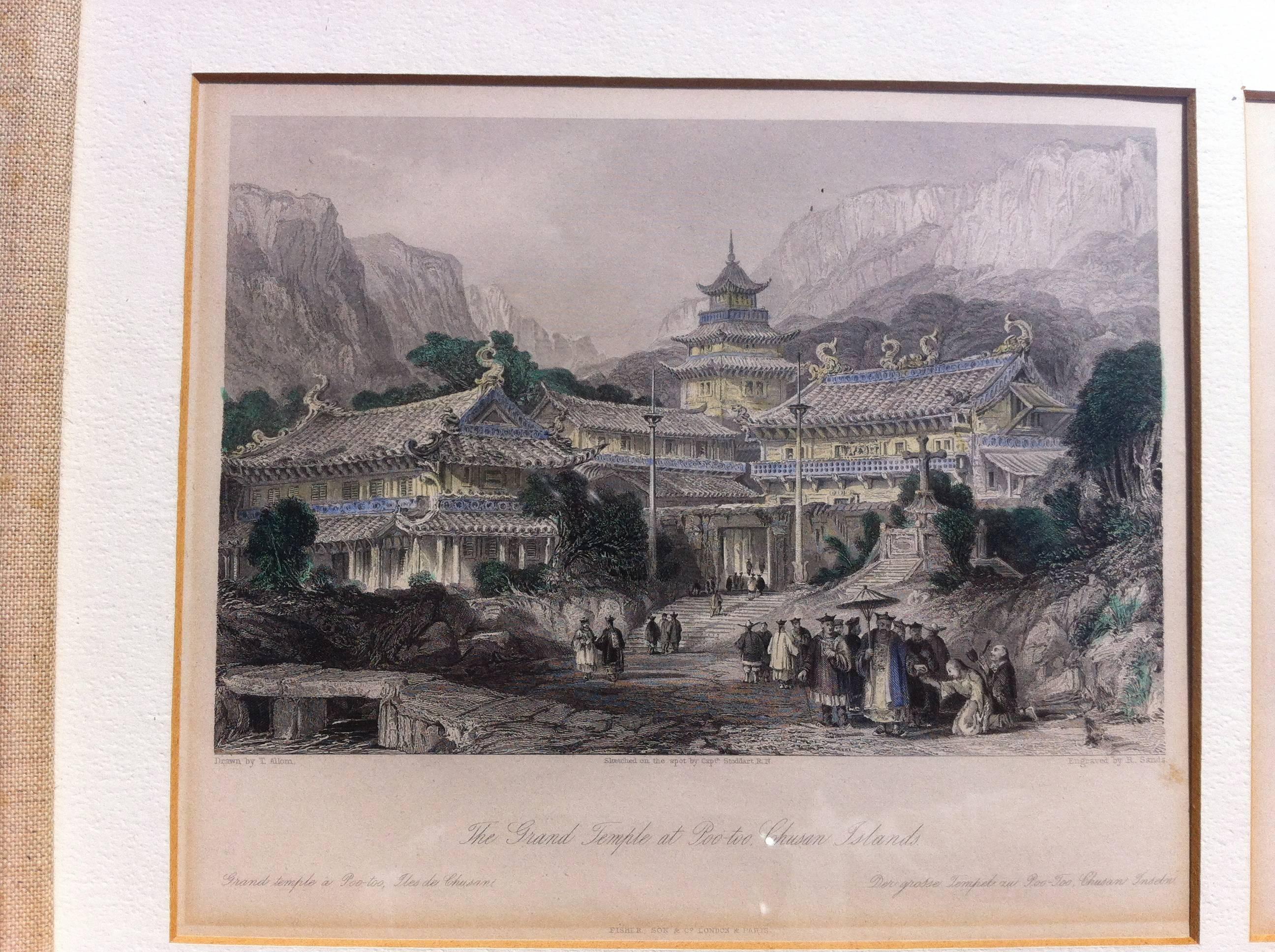 British Colonial 12 Scenes of China by Thomas Allom