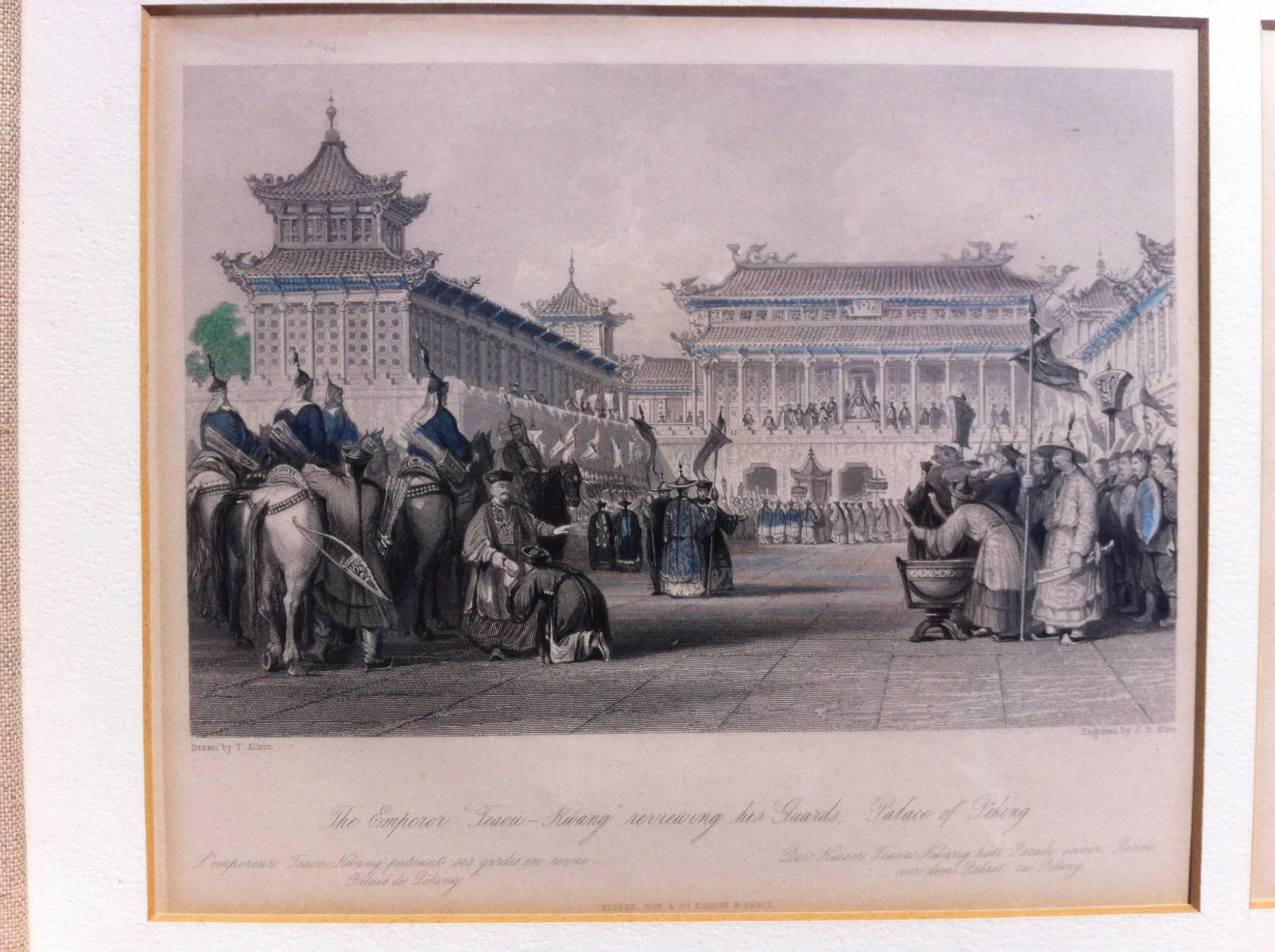 19th Century 12 Scenes of China by Thomas Allom