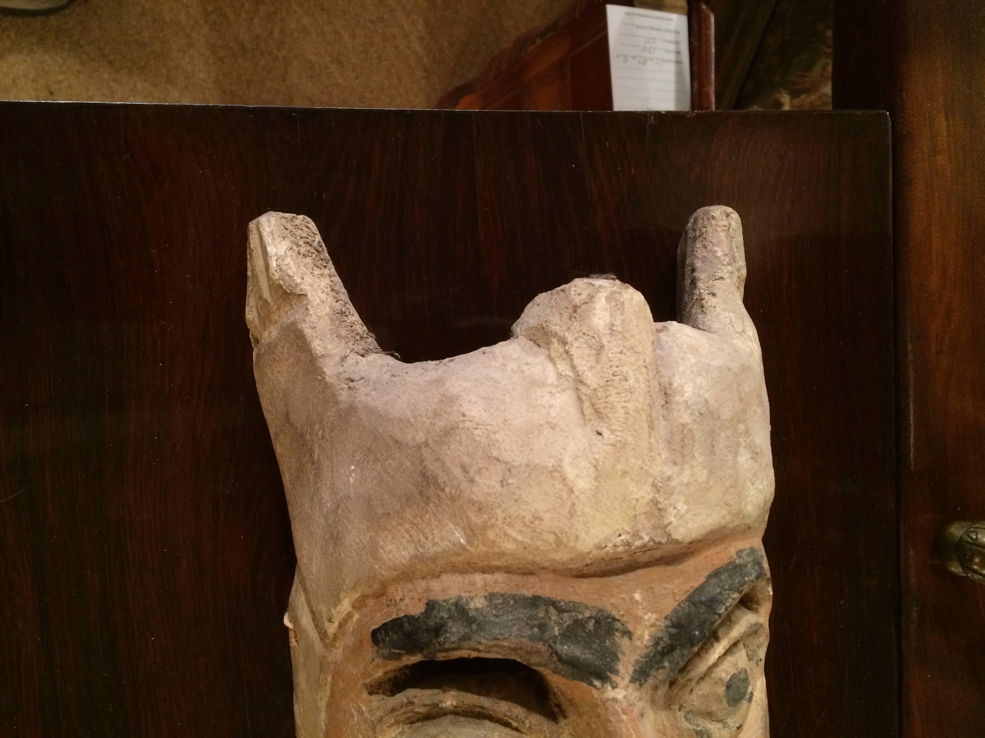 Hand-Carved Folk Art Mask 2
