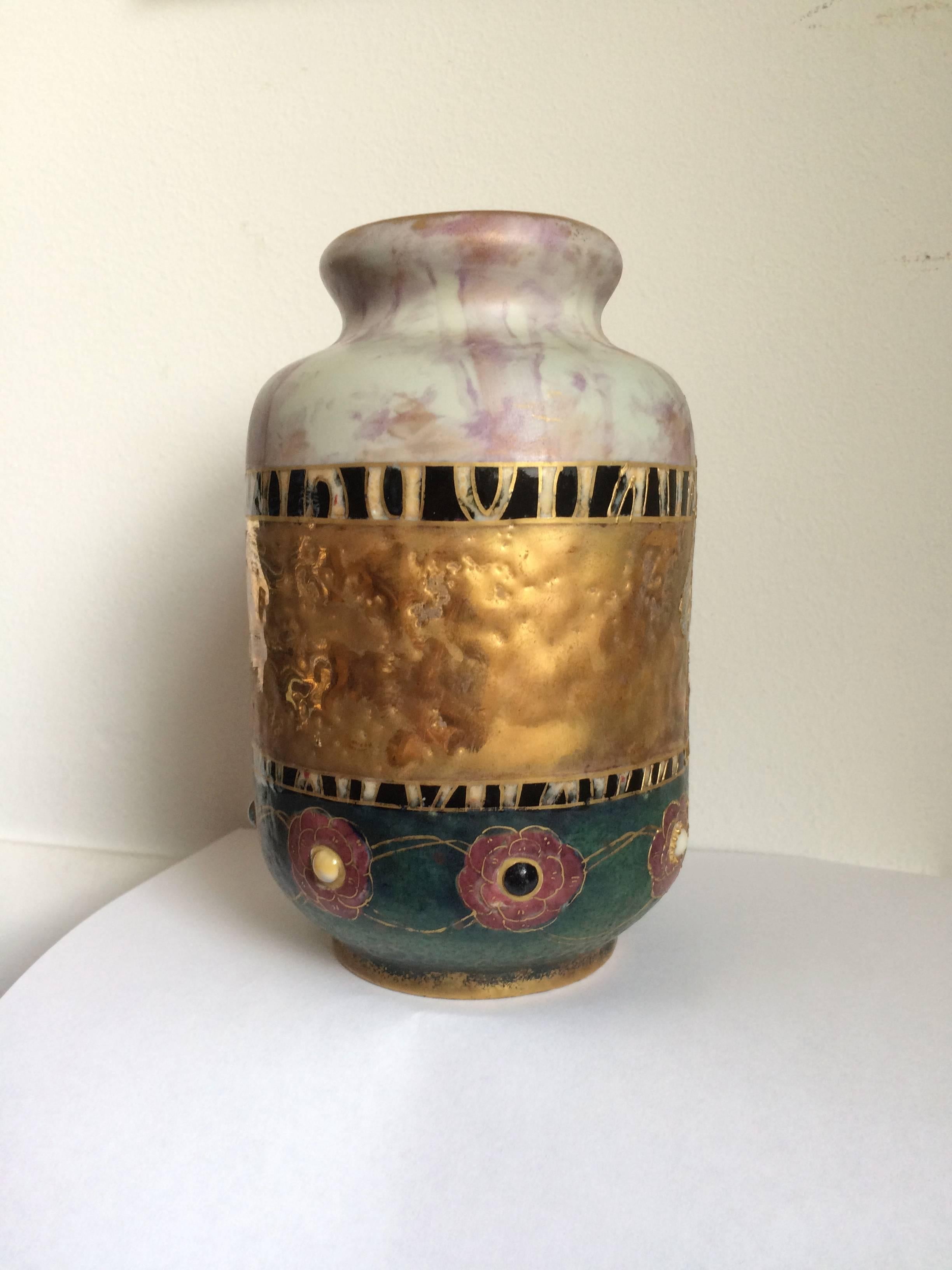 Austrian Amphora 'Fairy Princess' Vase