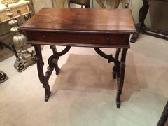 Italian Baroque Walnut Side Table