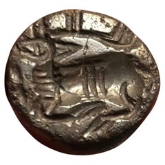 Ancient Sassanian Hematite Engraved Dome Stamp Seal 4th to 5th Century AD