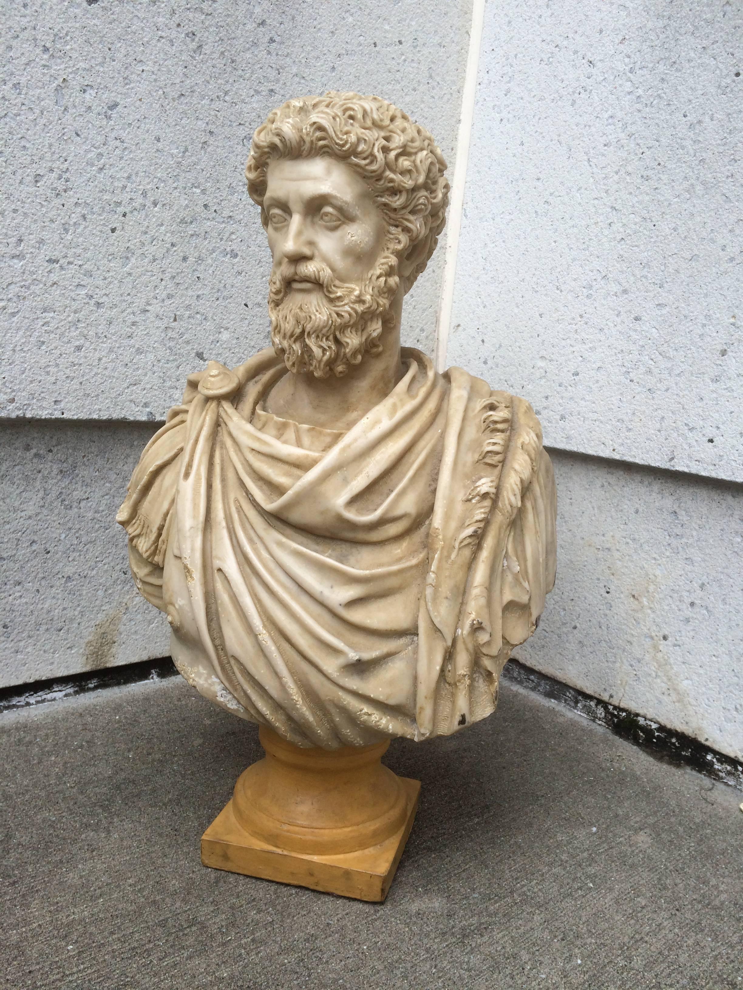 Italian Roman Bust of Marcus Aurelius
