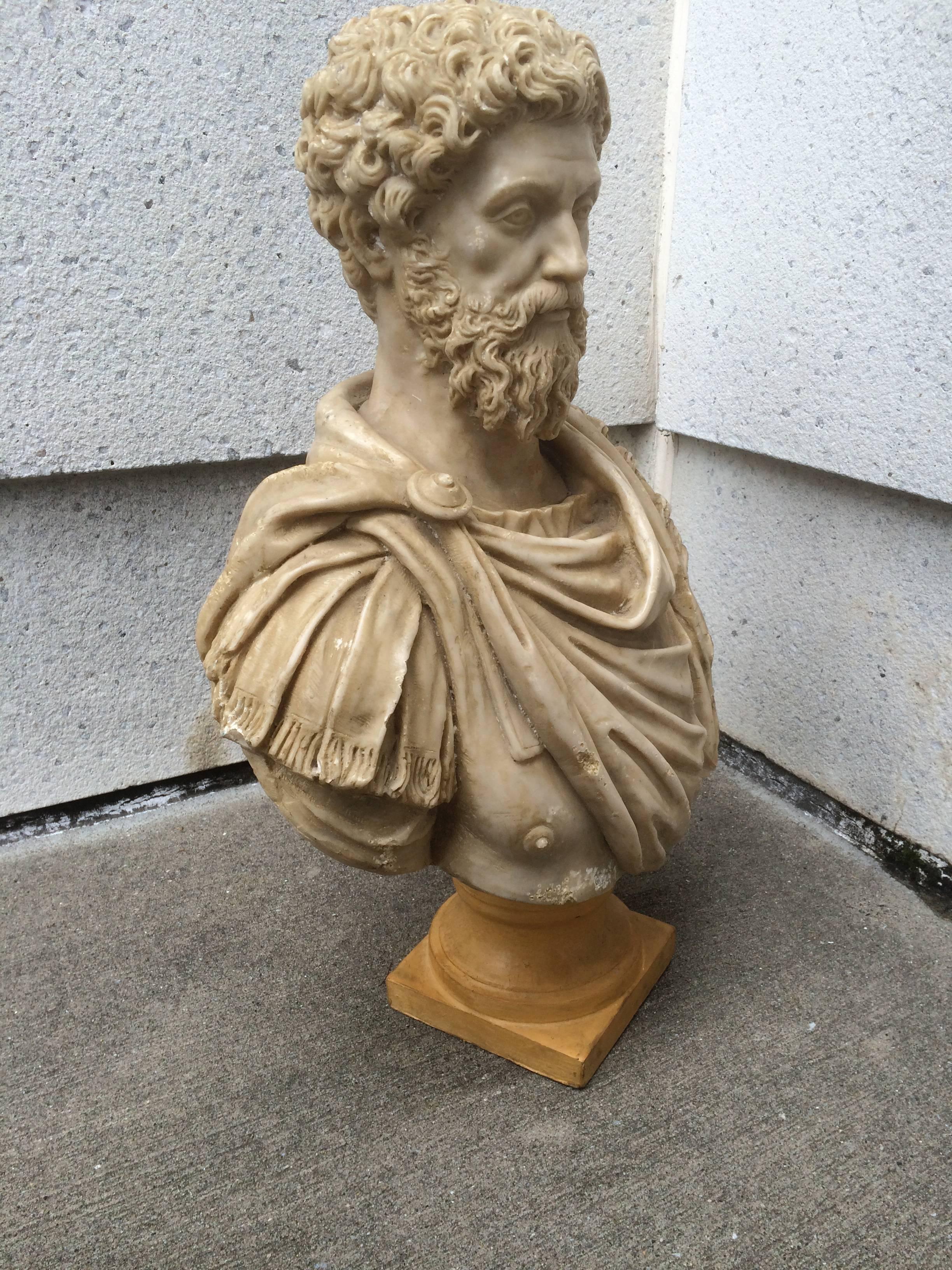 19th Century Roman Bust of Marcus Aurelius