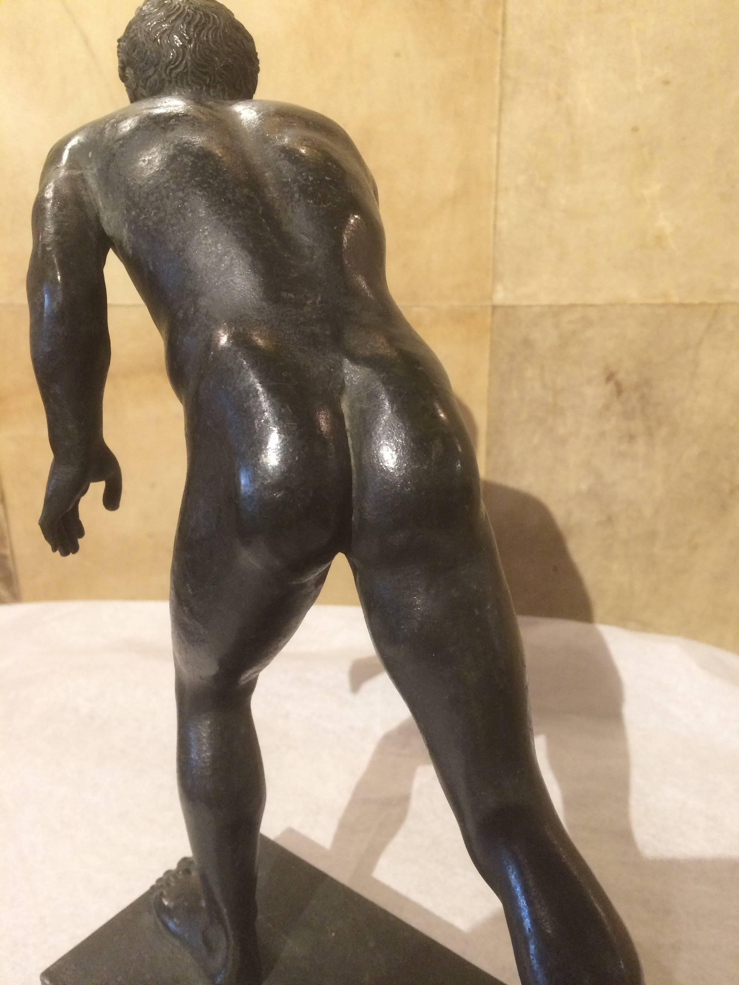 Grand Tour Bronzes of Wrestlers after the Roman Originals 1