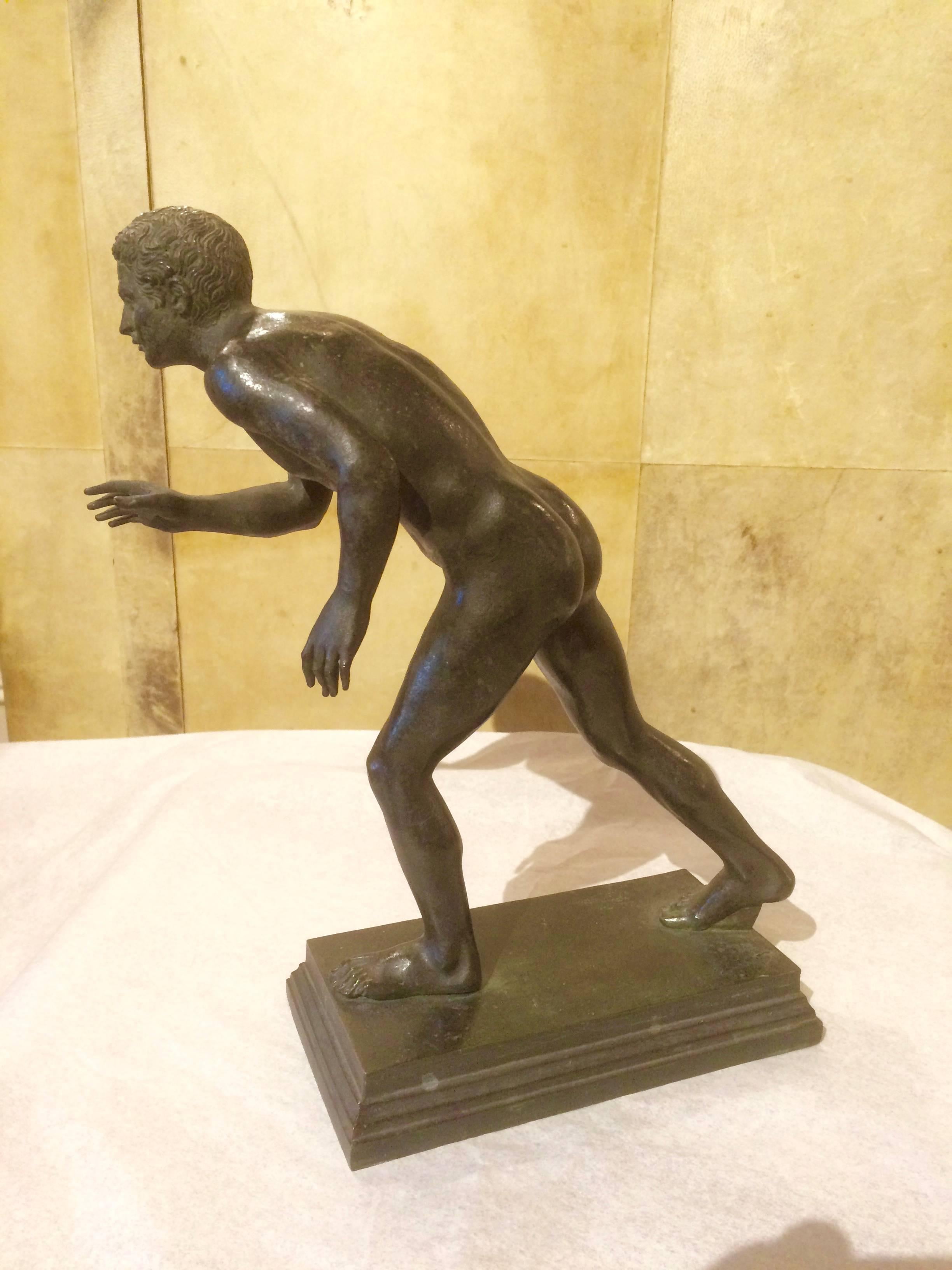 19th Century Grand Tour Bronzes of Wrestlers after the Roman Originals