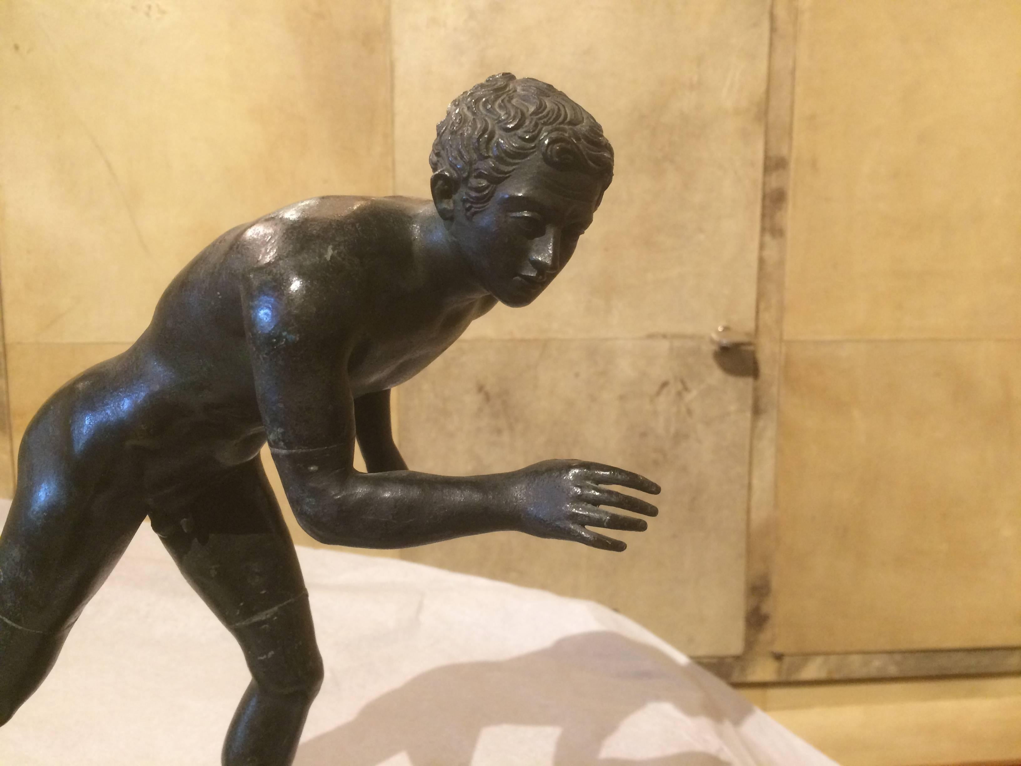 Grand Tour Bronzes of Wrestlers after the Roman Originals 2