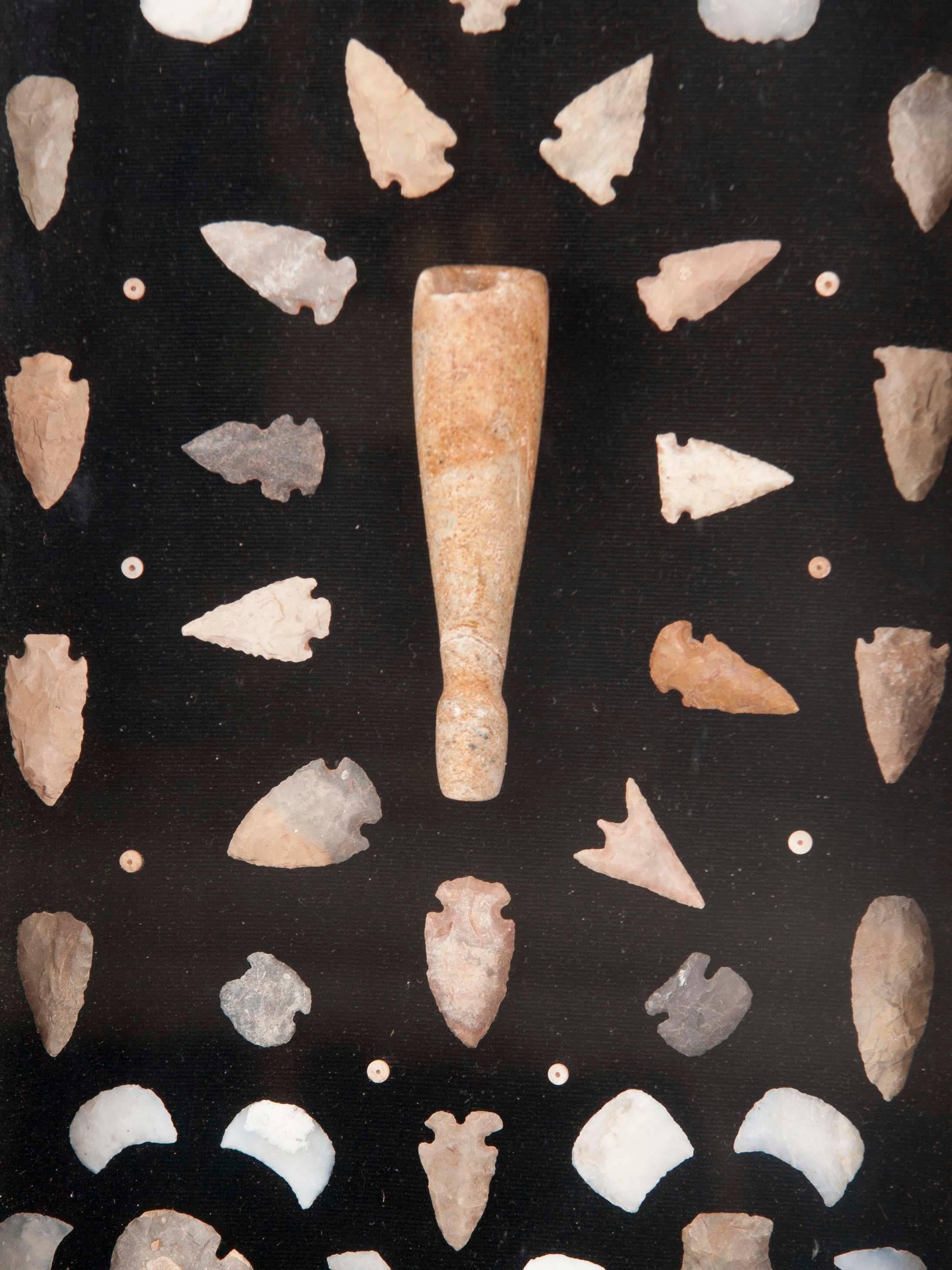American Indian Arrowhead and Artifact Collection 1
