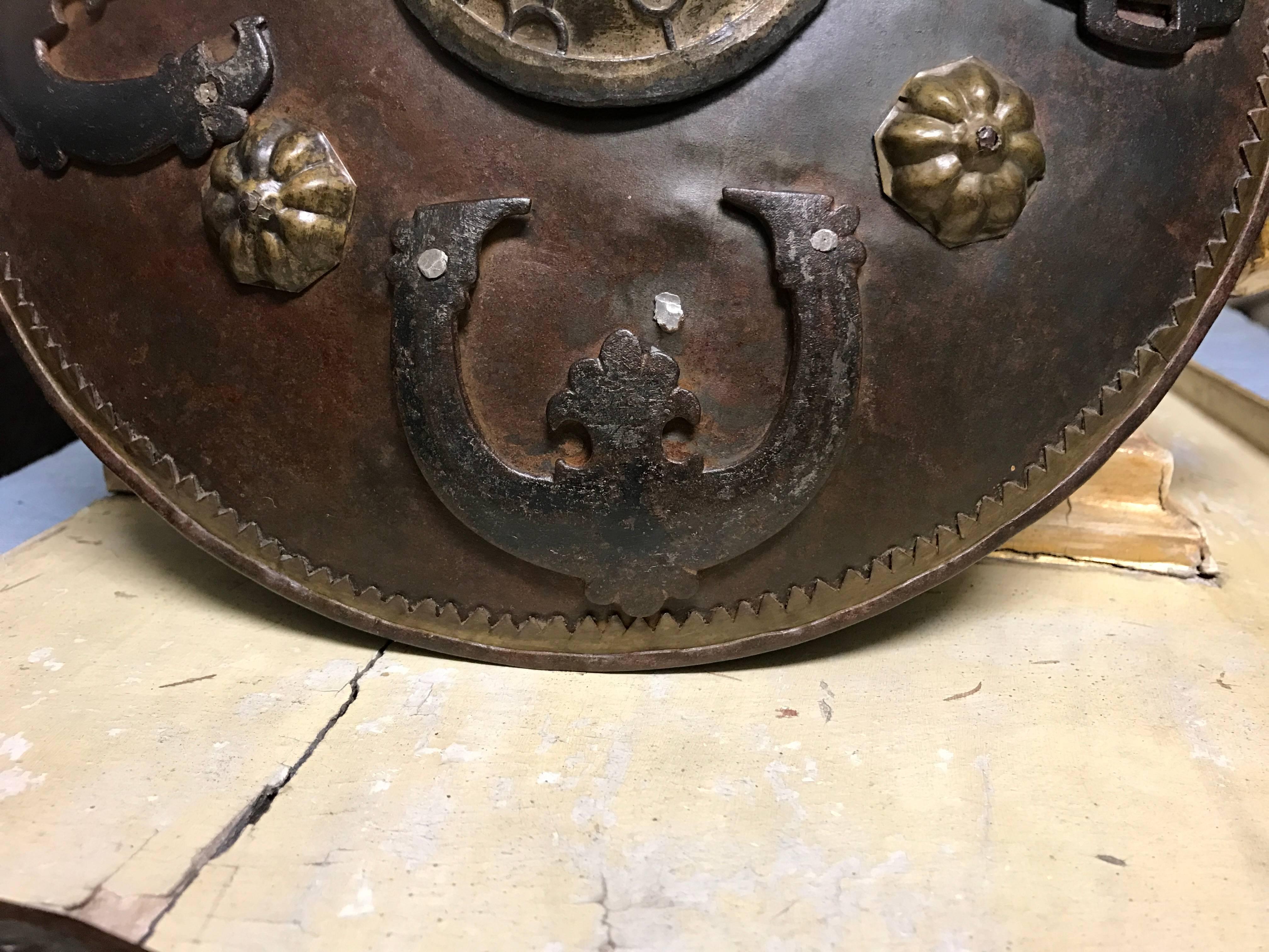 Ottoman Iron and Brass Miniature Shield 3
