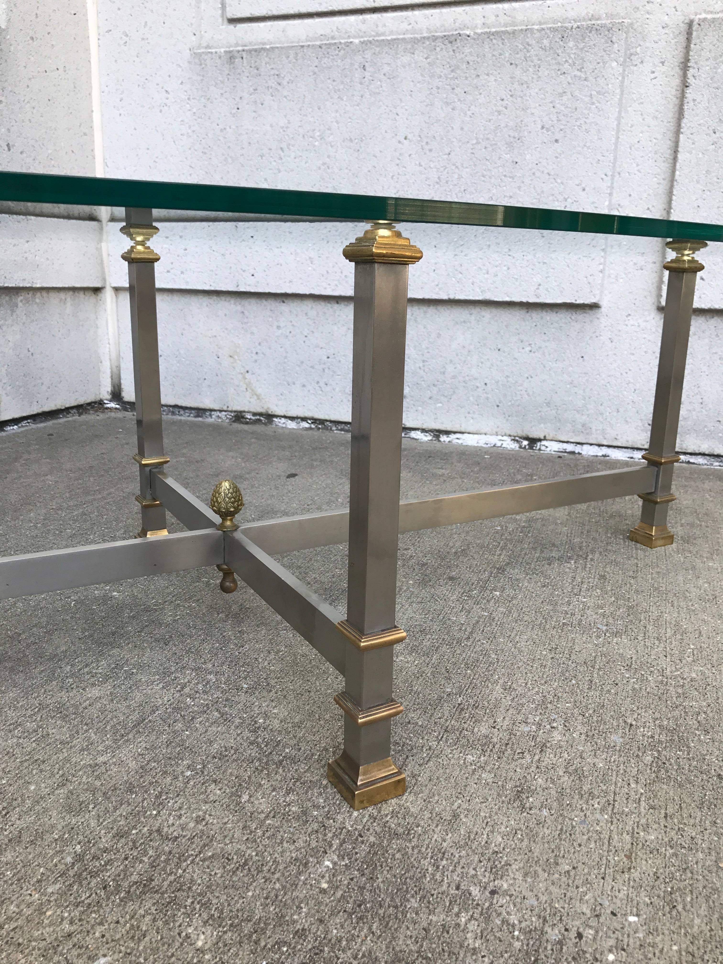 20th Century Maison Jansen Oval Coffee Table