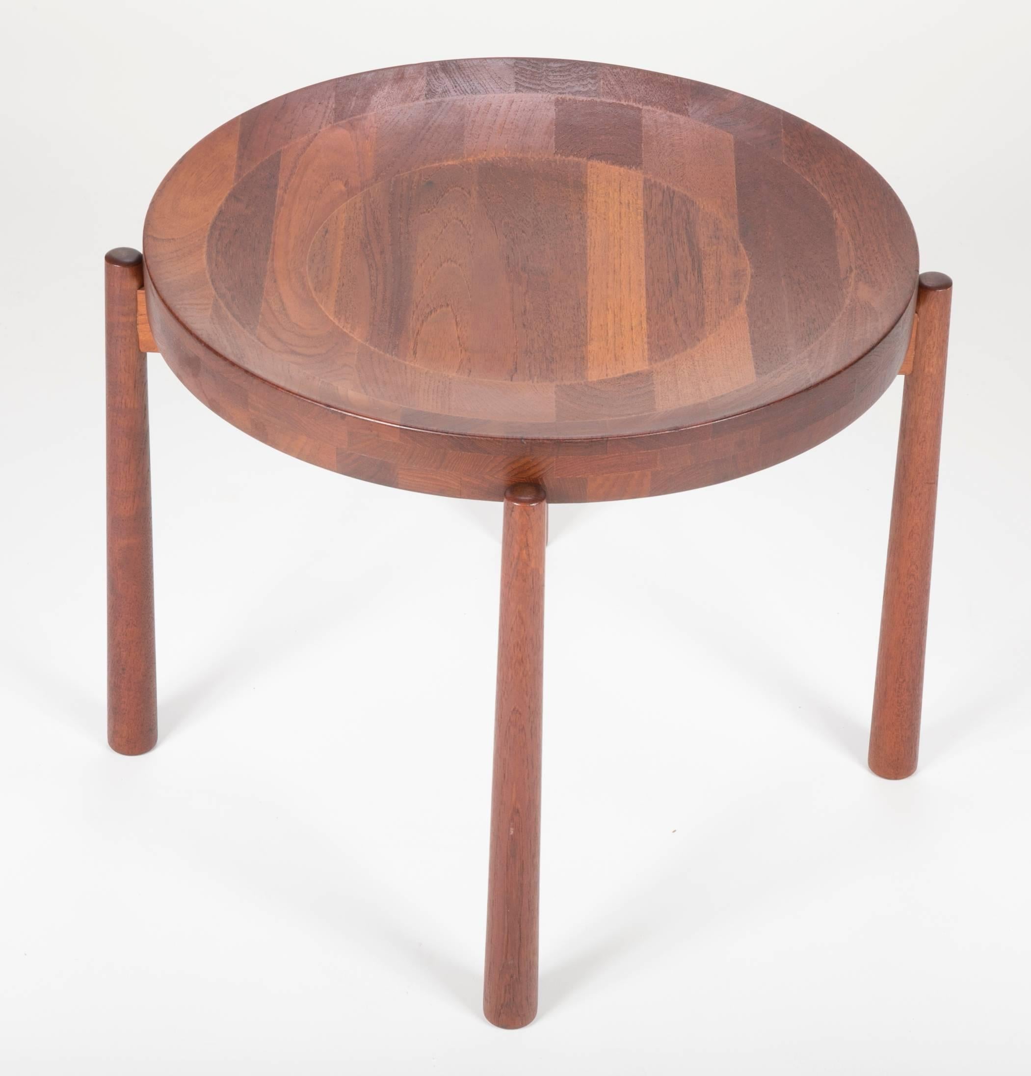 Pair of Midcentury Teak Side Tables, style of  Jens Quistgaard for DUX 1
