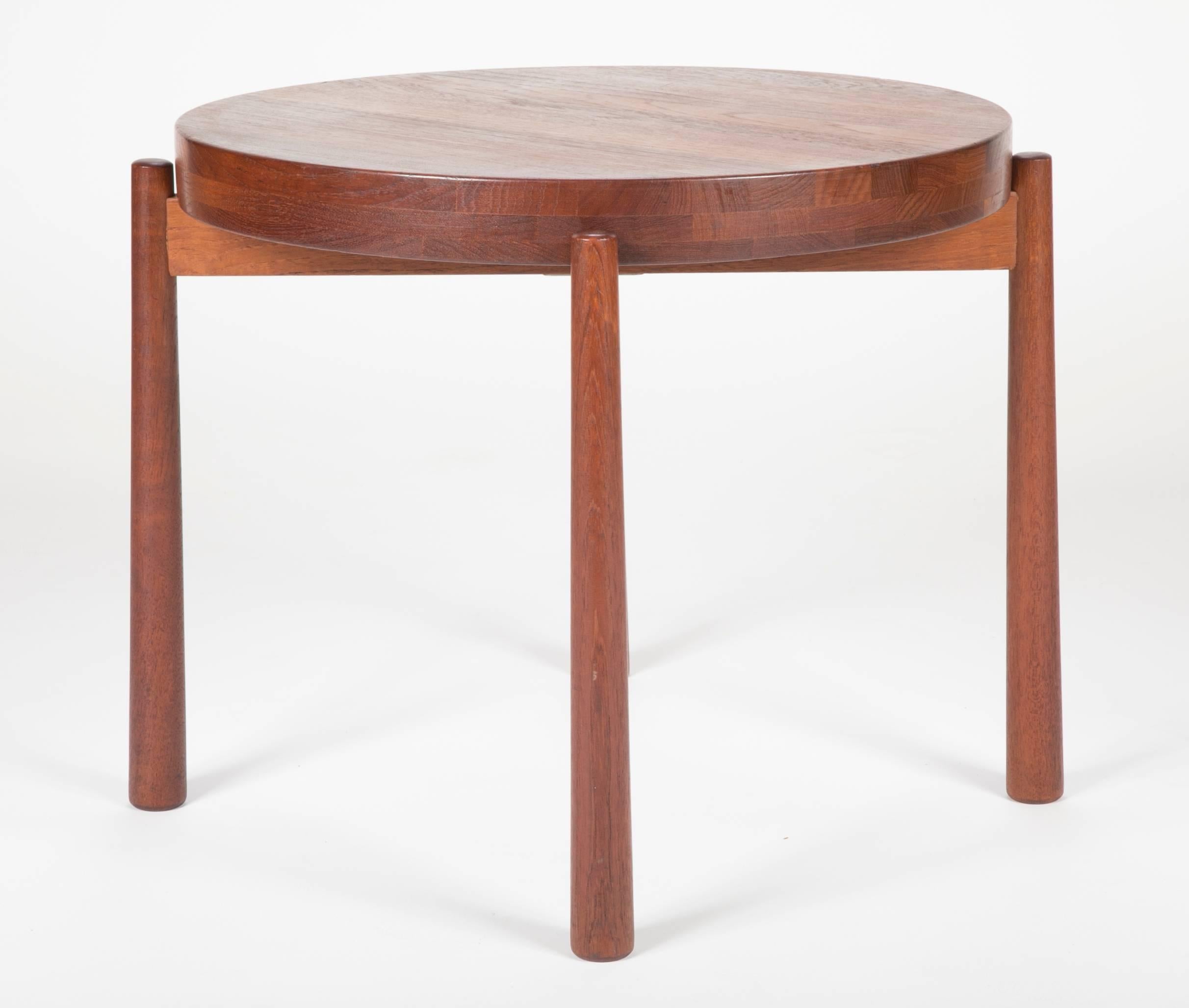 20th Century Pair of Midcentury Teak Side Tables, style of  Jens Quistgaard for DUX