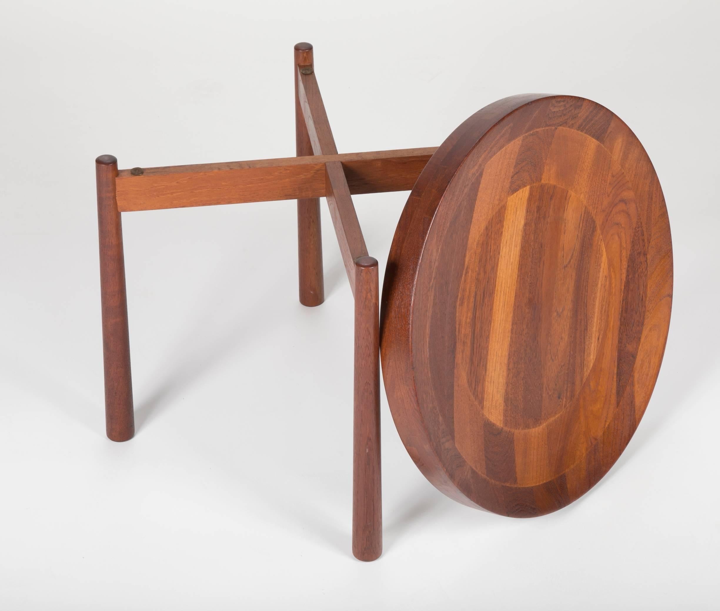 Pair of Midcentury Teak Side Tables, style of  Jens Quistgaard for DUX 2