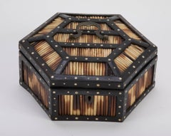 Anglo-Indian Hexagonal Quill Box