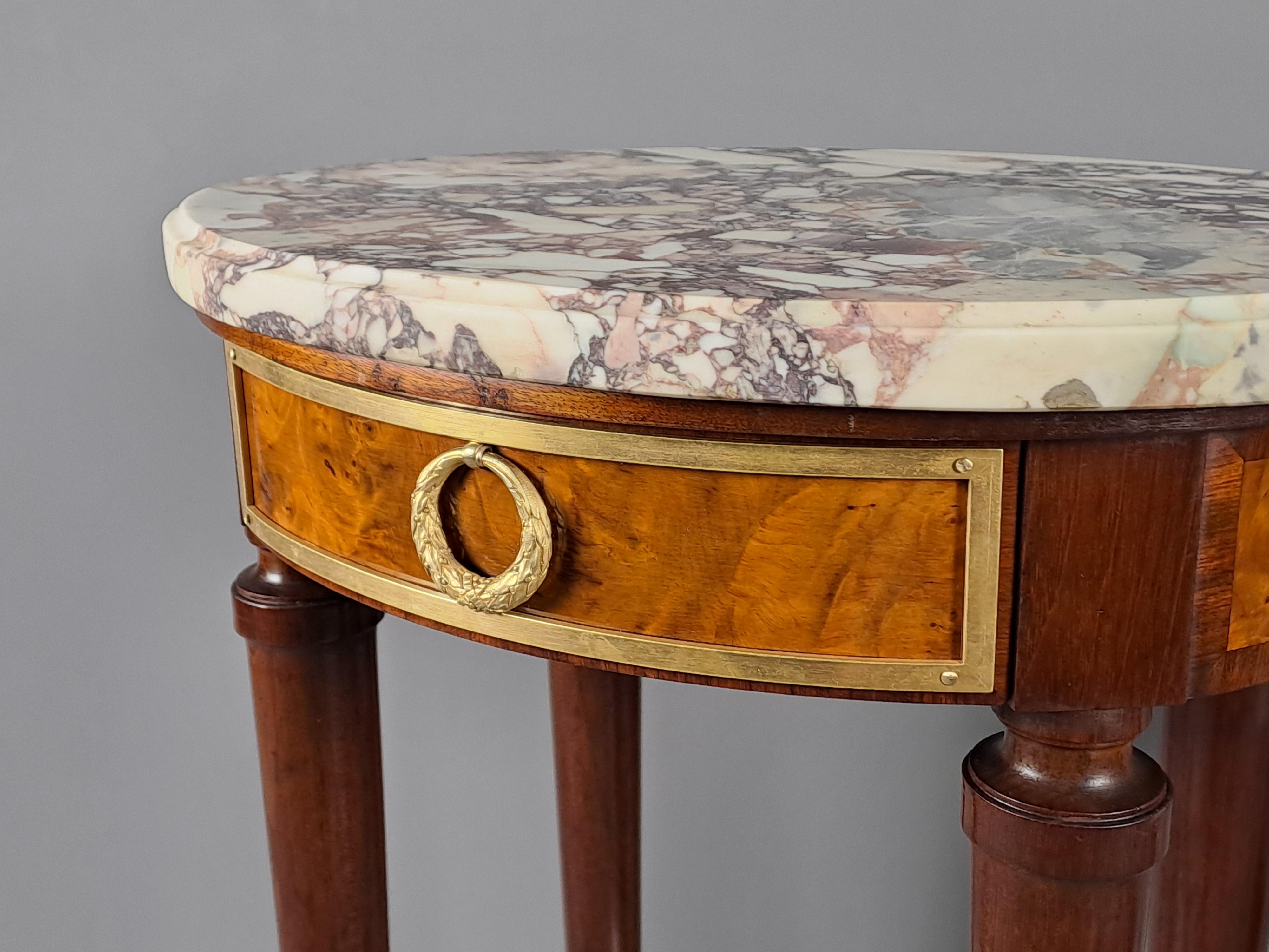 Paire de tables d'appoint de style Louis XVI Bon état - En vente à BARSAC, FR