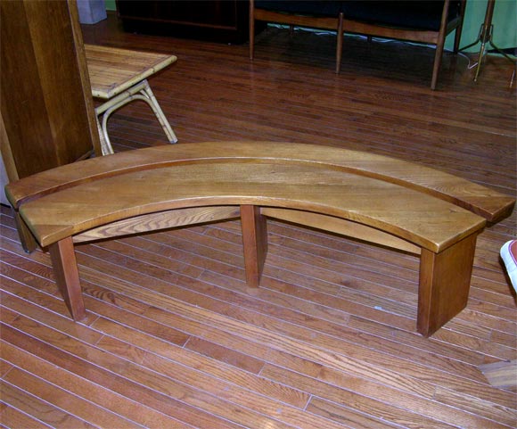 Five-Piece Oak Dining Set by Pierre Chapo In Excellent Condition In Stratford, CT