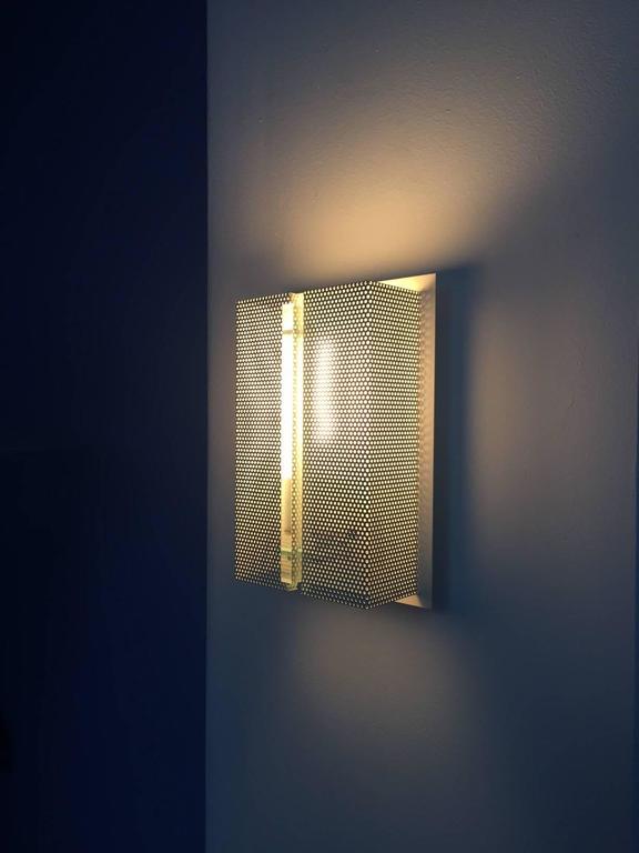 Wall Sconce with Perforated Metal For Sale at 1stdibs
