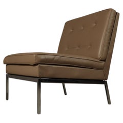 Sillón de cuero Florence Knoll 65 para Knoll International