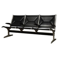 Charles & Ray Eames Tandem Sling 3-Sitzer-Sitzbank, 1962