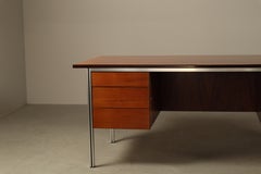 Executive desk by ORA Acciaio, produced in Italy during the 1970s.