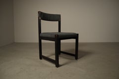 Set of six dining chairs designed by Jean Batenburg for MI, Belgium, circa 1969