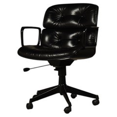 Ennio Fazioli “Parioli” double-back executive office chair for MIM Roma, Italy