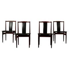 Lot de quatre chaises de salle à manger en bois de rose, créées par Henning Sørensen pour Dan-Ex, Danemark, 1960