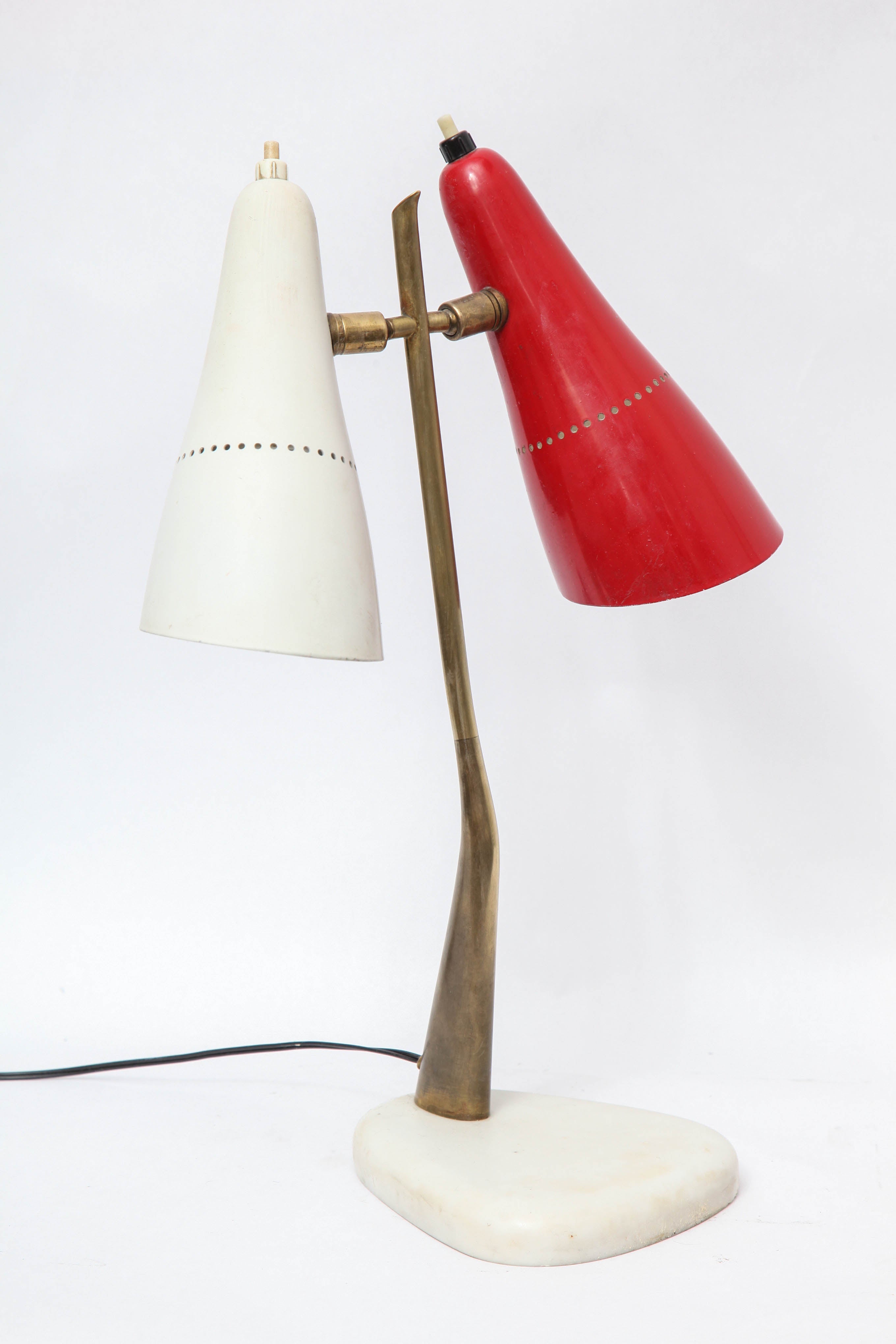 1950s Italian Articulated Table Lamp by Lumen