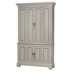 European Provincial Painted Cabinet