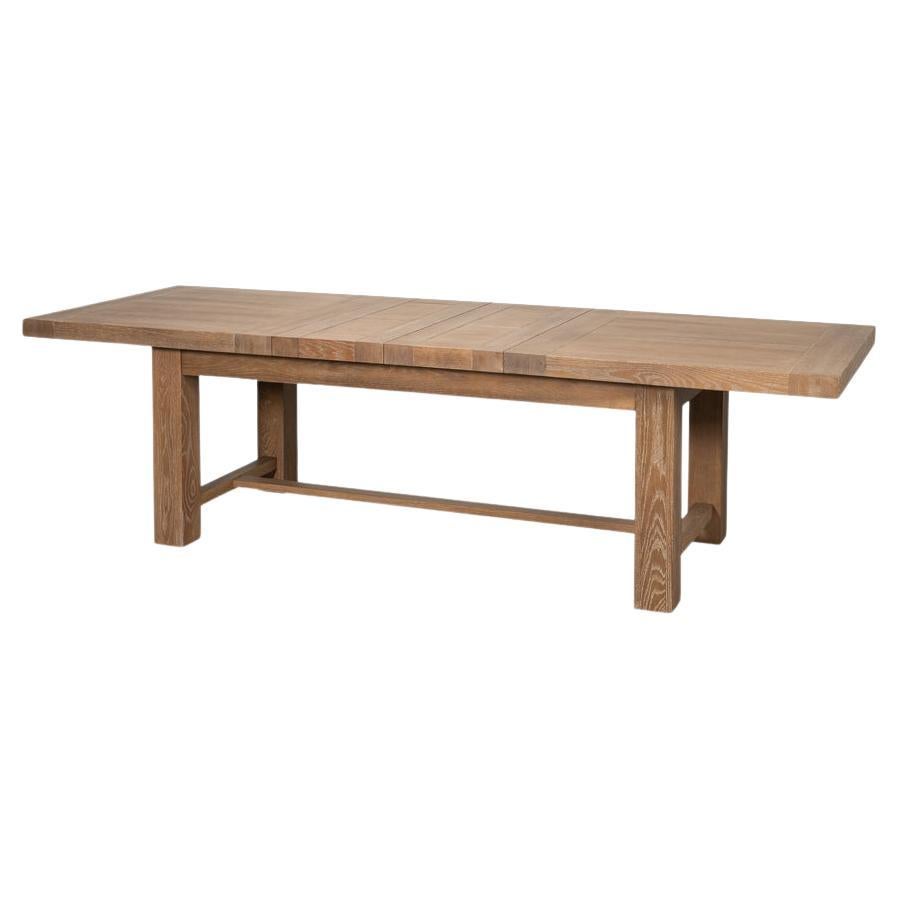 Modern Oak Extension Dining Table For Sale