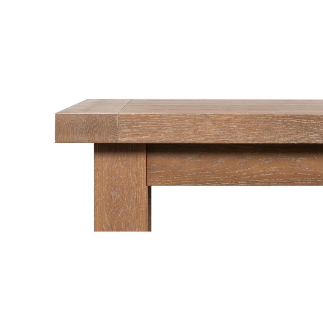 Modern Oak Extension Dining Table For Sale 1